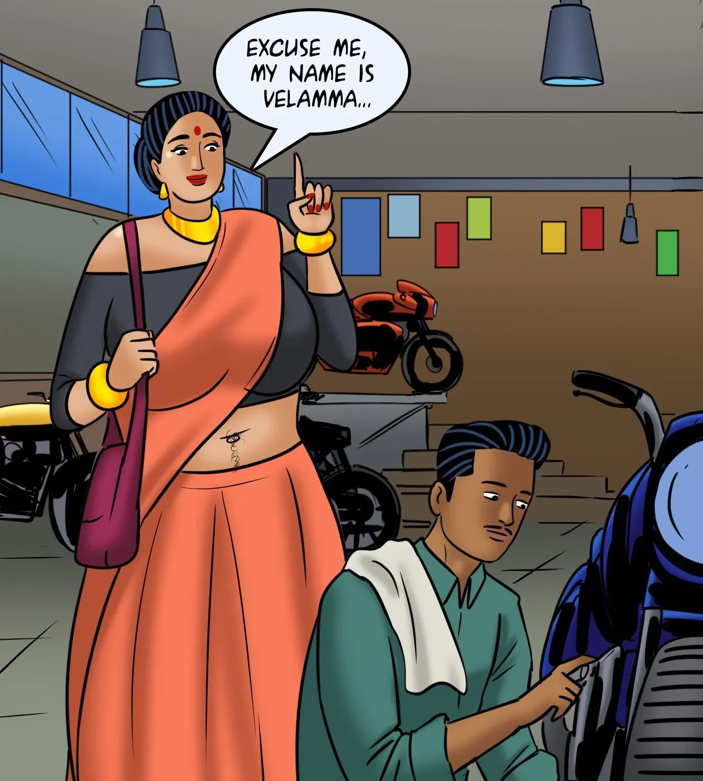 Velamma All Episodes Comics - 119 . Velamma - Episode 119 - Biker Babe - Page 38
