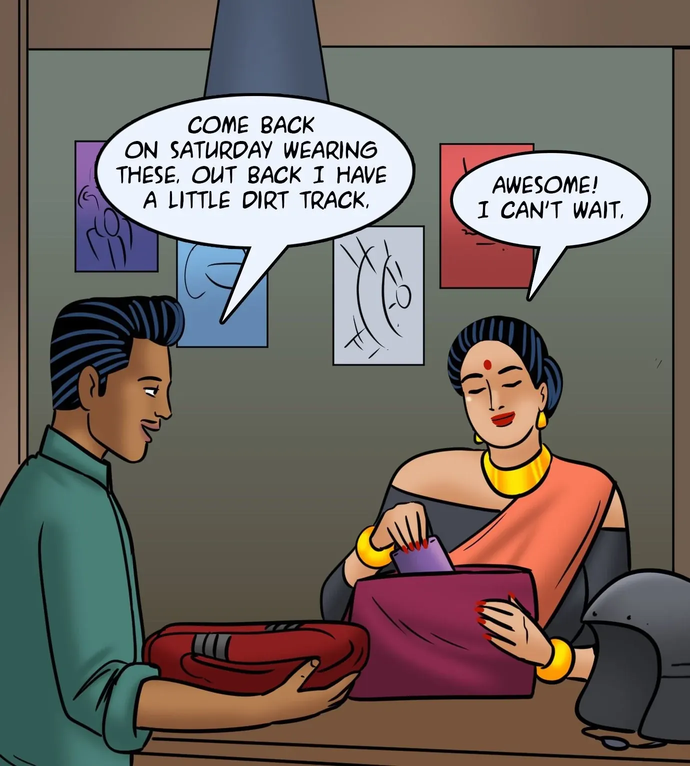 Velamma All Episodes Comics - 119 . Velamma - Episode 119 - Biker Babe - Page 43