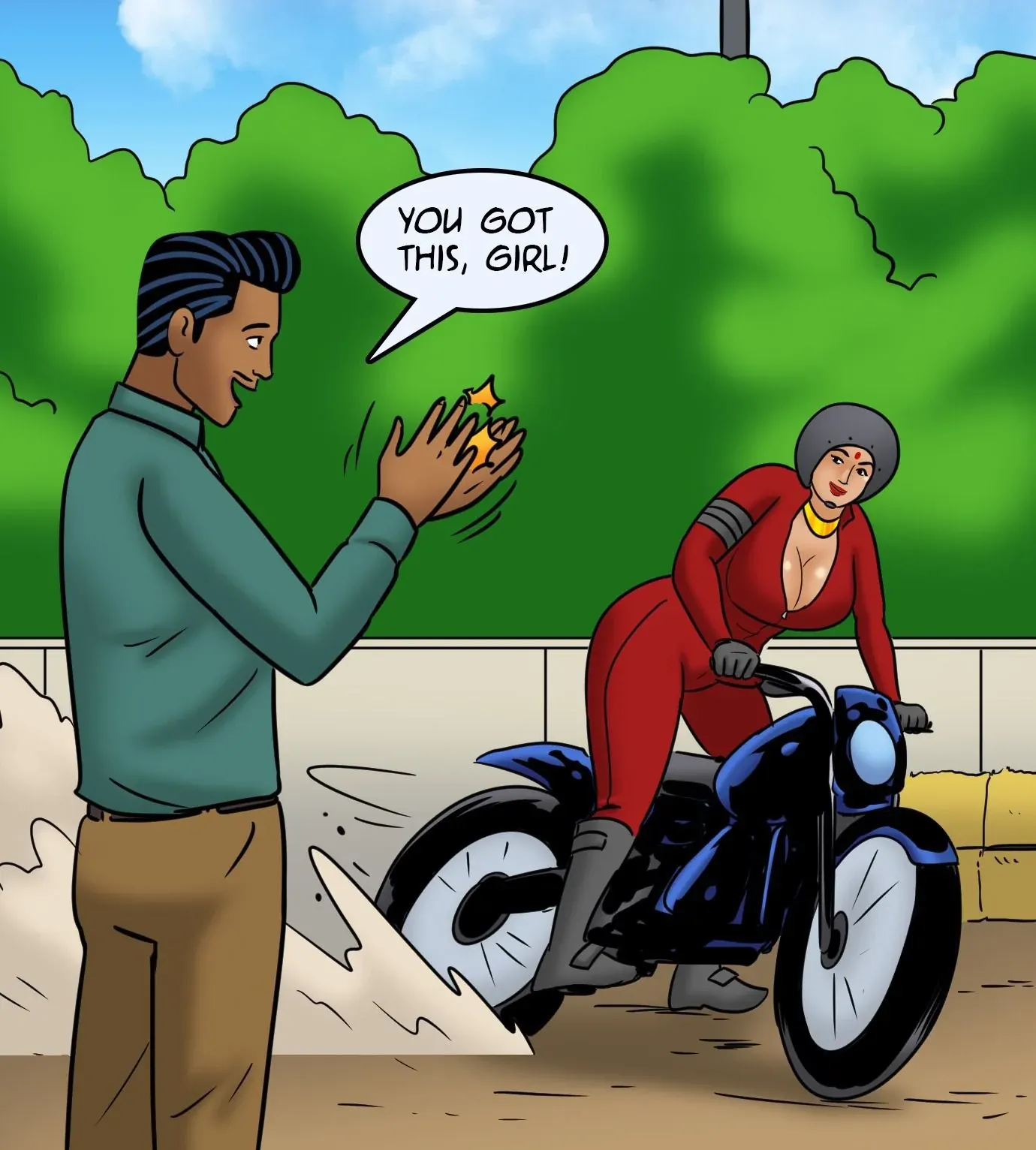 Velamma All Episodes Comics - 119 . Velamma - Episode 119 - Biker Babe - Page 54