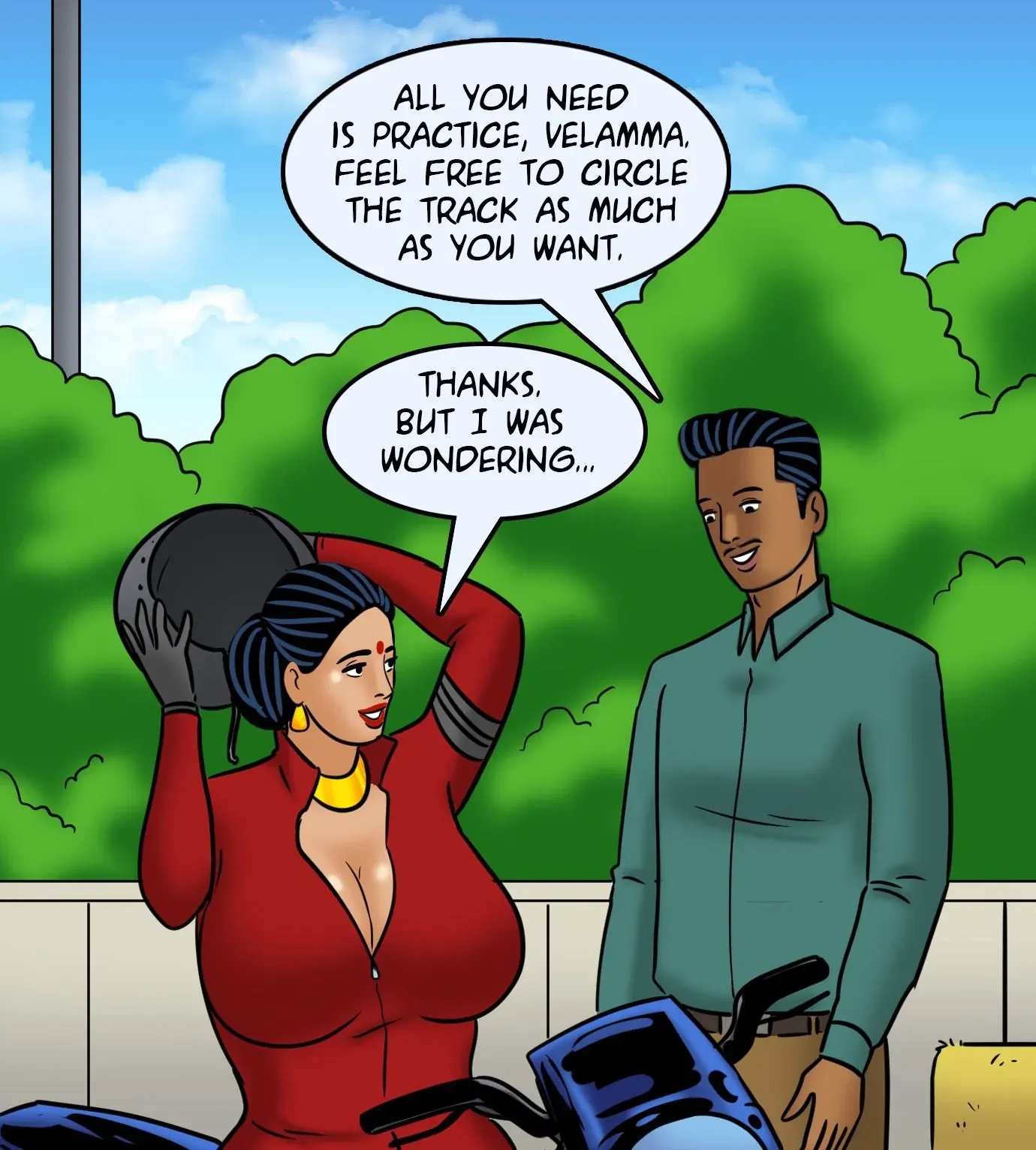 Velamma All Episodes Comics - 119 . Velamma - Episode 119 - Biker Babe - Page 55