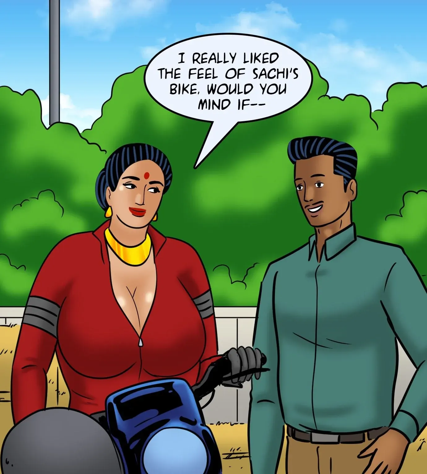 Velamma All Episodes Comics - 119 . Velamma - Episode 119 - Biker Babe - Page 56