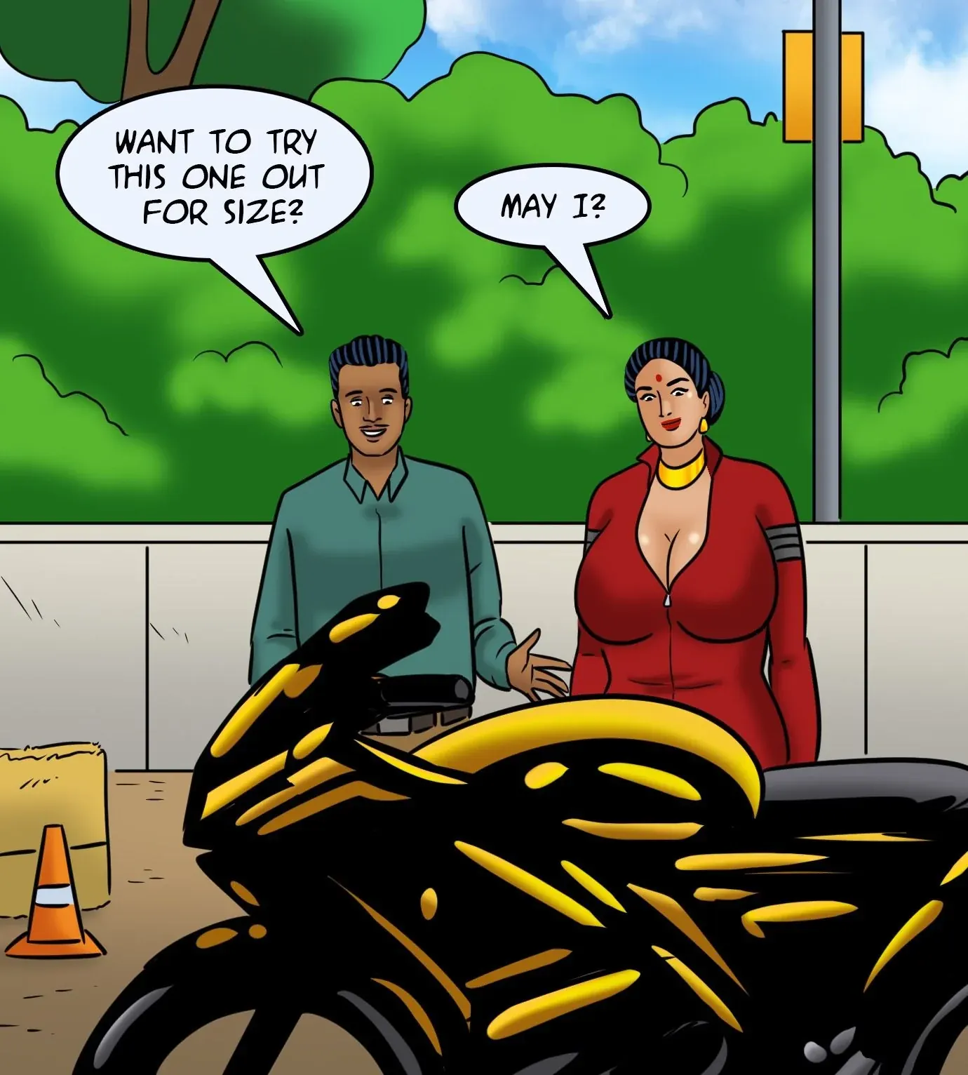Velamma All Episodes Comics - 119 . Velamma - Episode 119 - Biker Babe - Page 57
