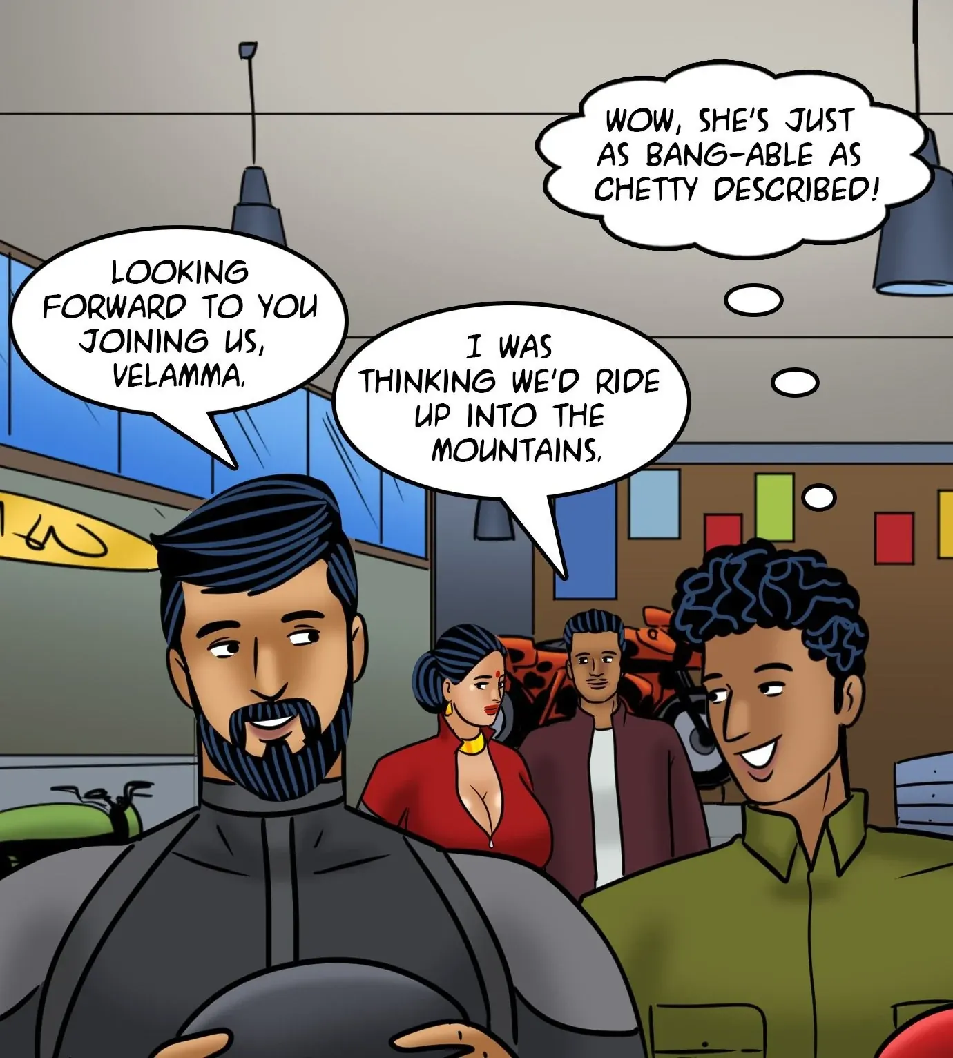 Velamma All Episodes Comics - 119 . Velamma - Episode 119 - Biker Babe - Page 74