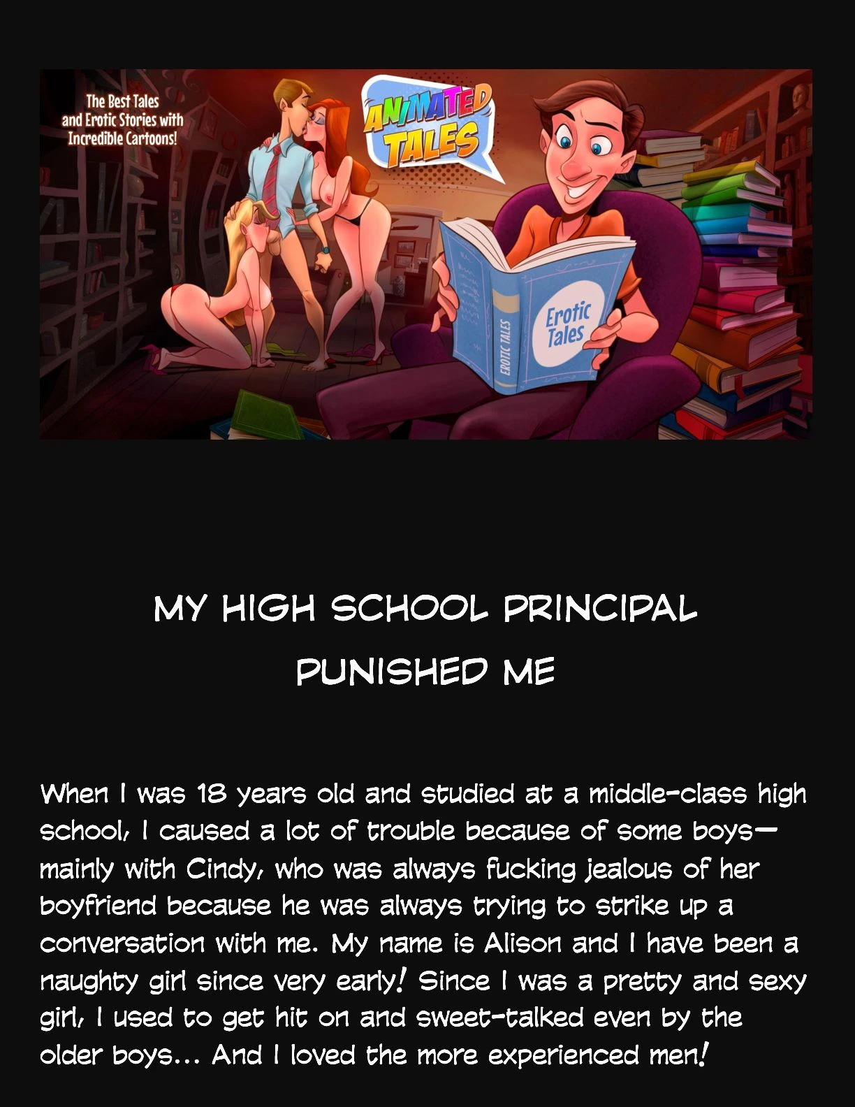 Animated Tales [WC | TF] - MY HIGH SCHOOL PRINCIPAL PUNISHED ME - Page 1