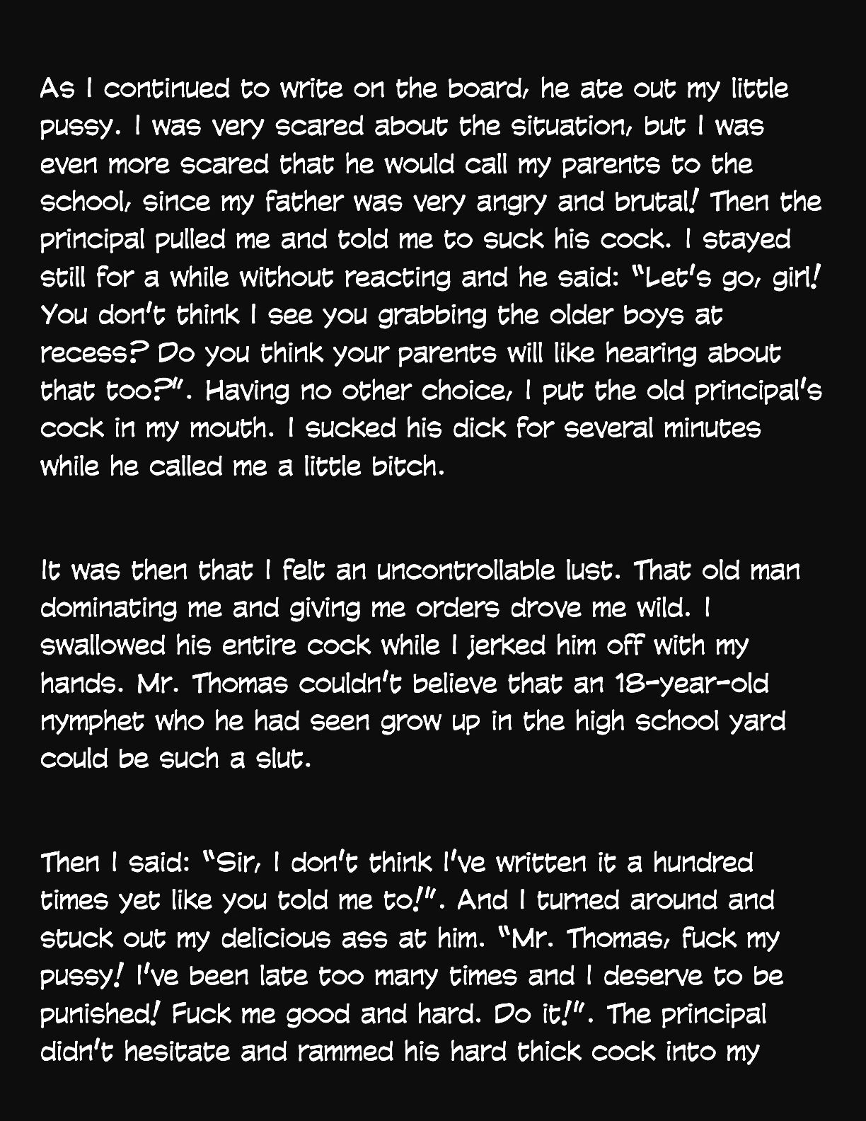 Animated Tales [WC | TF] - MY HIGH SCHOOL PRINCIPAL PUNISHED ME - Page 6