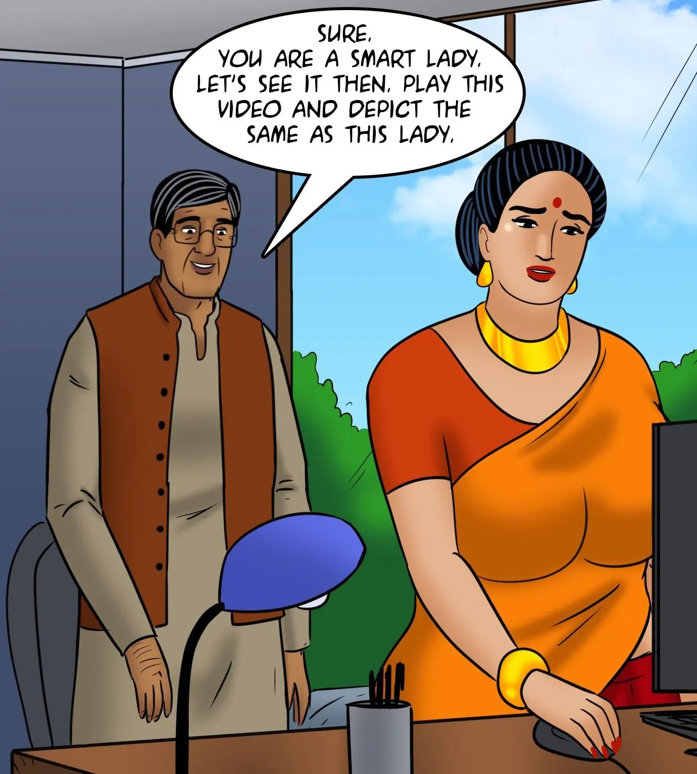 Velamma All Episodes Comics - 111 . Velamma - Episode 111 - A Tale Of Sexpectators - Page 56