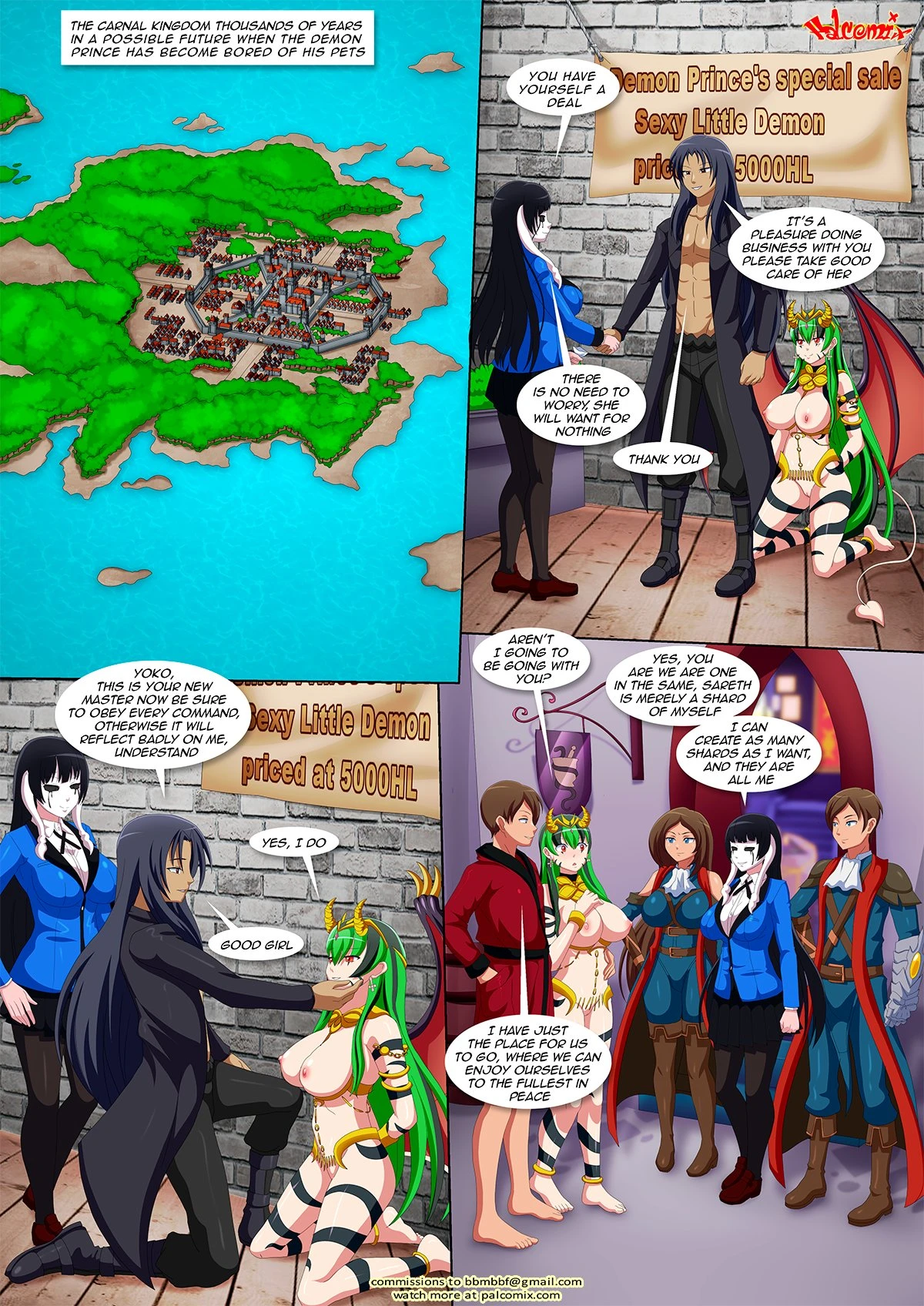 Carnal Kingdom [PalComix] - 0.3 . Carnal Kingdom - What If - Yoko! Sold, To The Lord Sareth! [PalComix] - Page 2