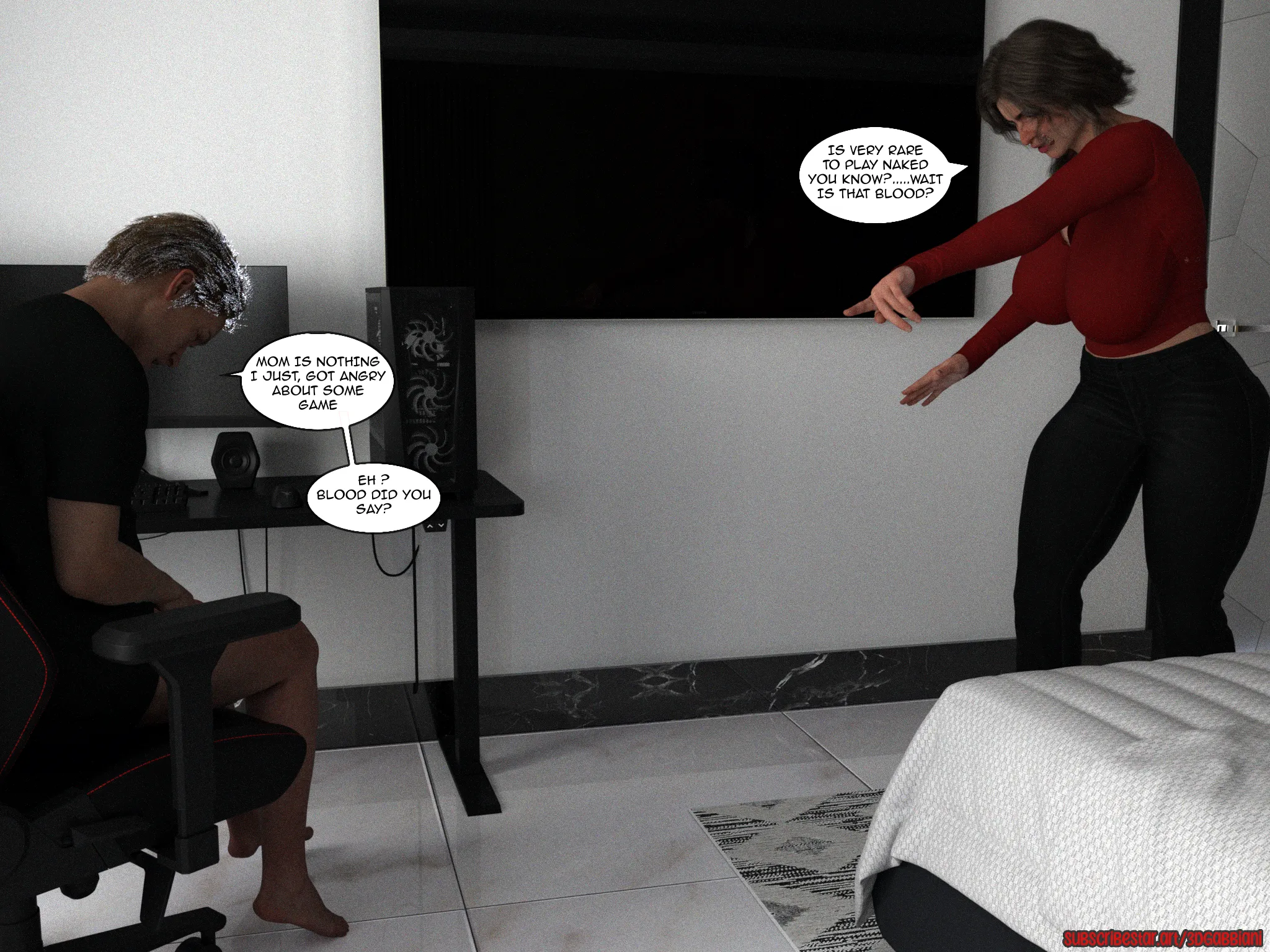 Nurse at home [3dgabbiani] - 1 . Nurse at home - Chapter 1 [3dgabbiani] - Page 6