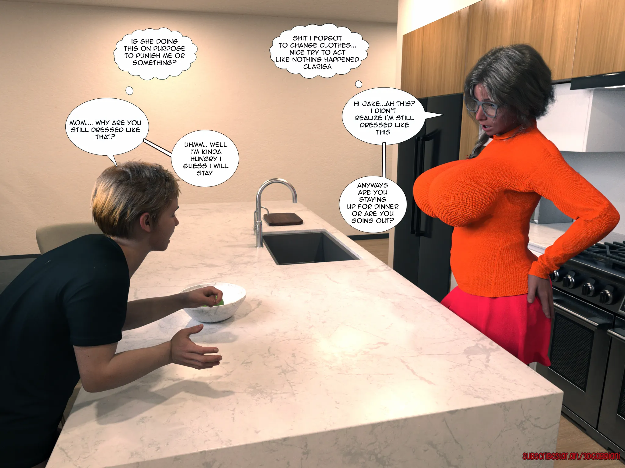 Nurse at home [3dgabbiani] - 1 . Nurse at home - Chapter 1 [3dgabbiani] - Page 76