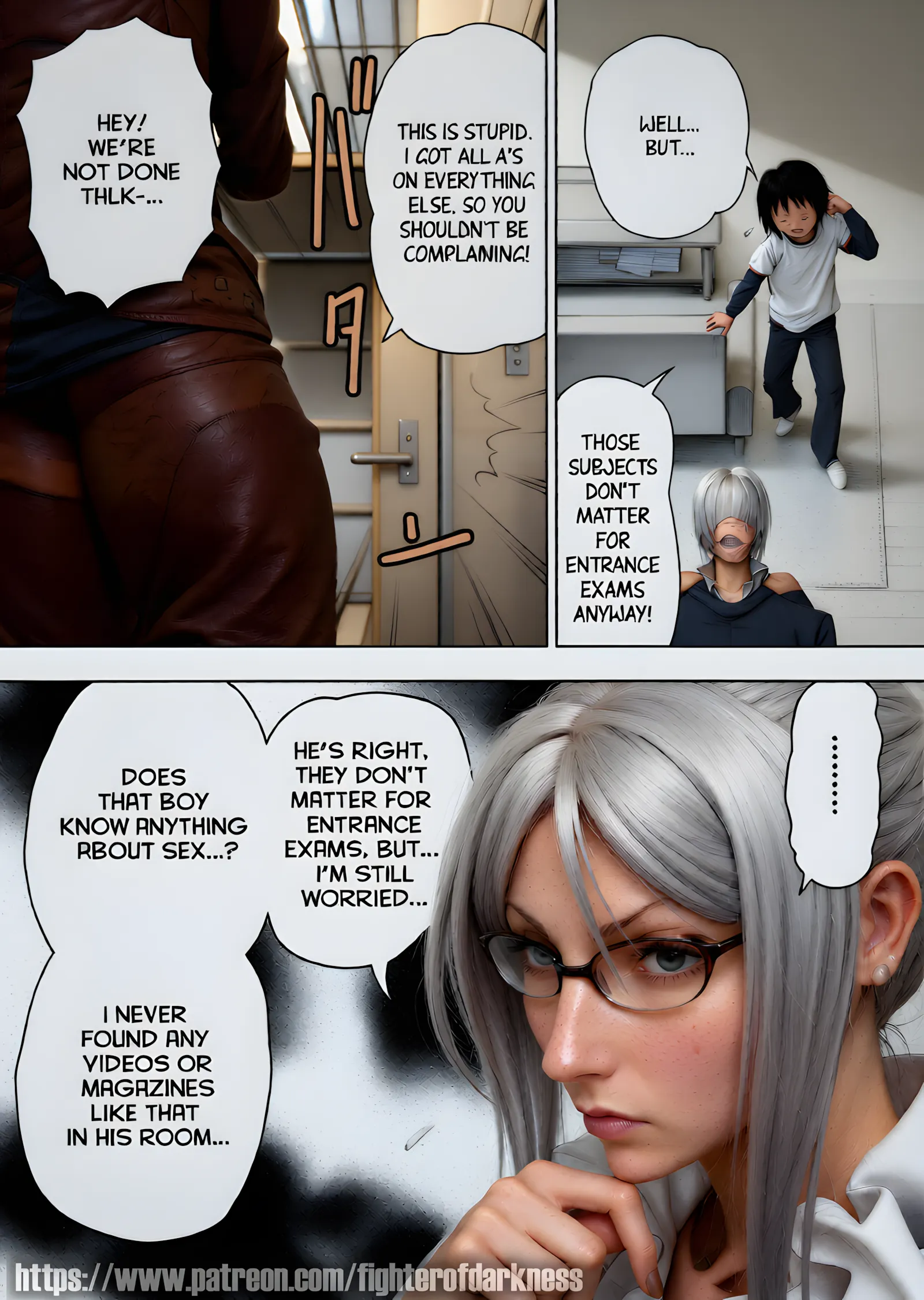 Mom’s Strict Bby – Making Sex Education (AI Remastered) - 1. Mom's Strict Baby - Making Sex Education [DAIGO] - Page 4