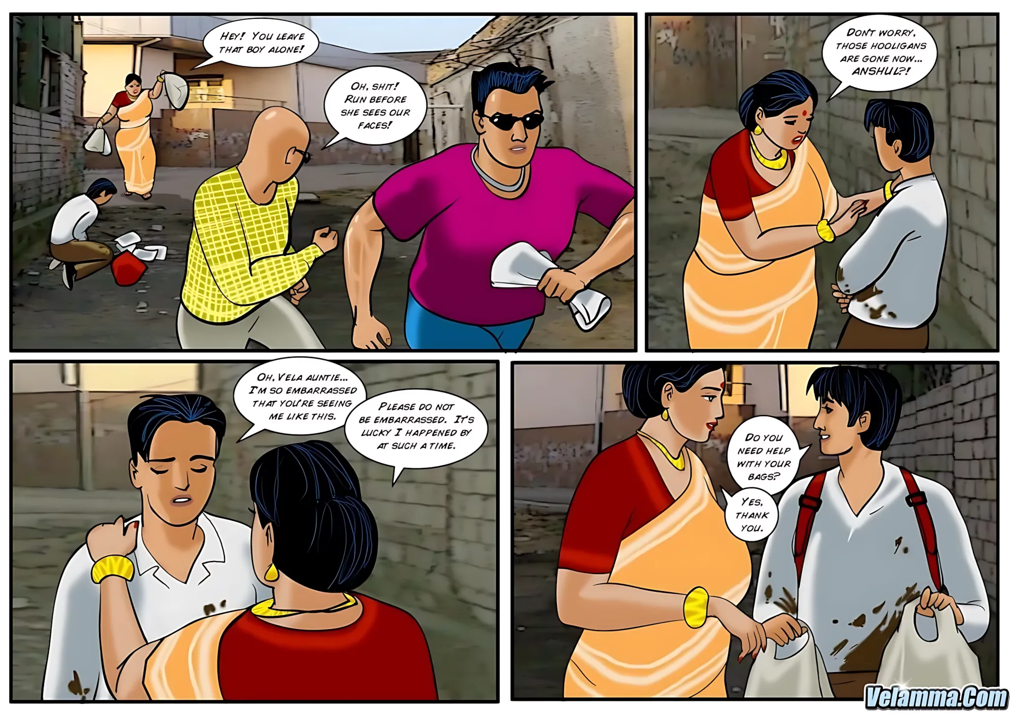 Velamma All Episodes Comics - 25 . Velamma - Episode 25 - Babu The Bully - Page 5