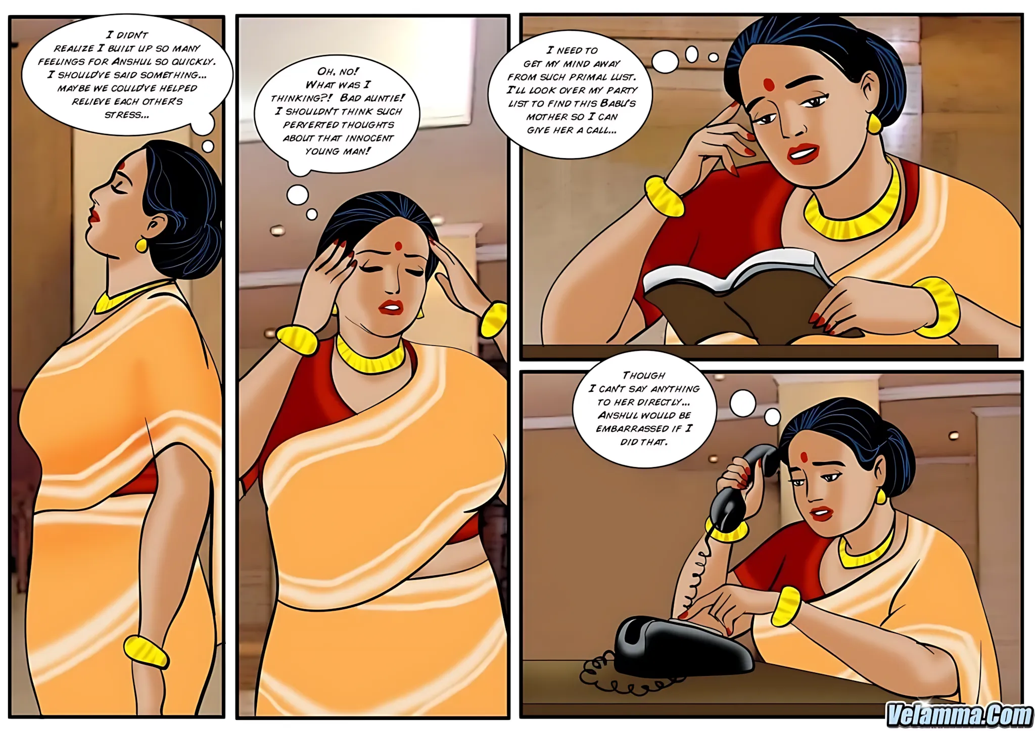 Velamma All Episodes Comics - 25 . Velamma - Episode 25 - Babu The Bully - Page 12