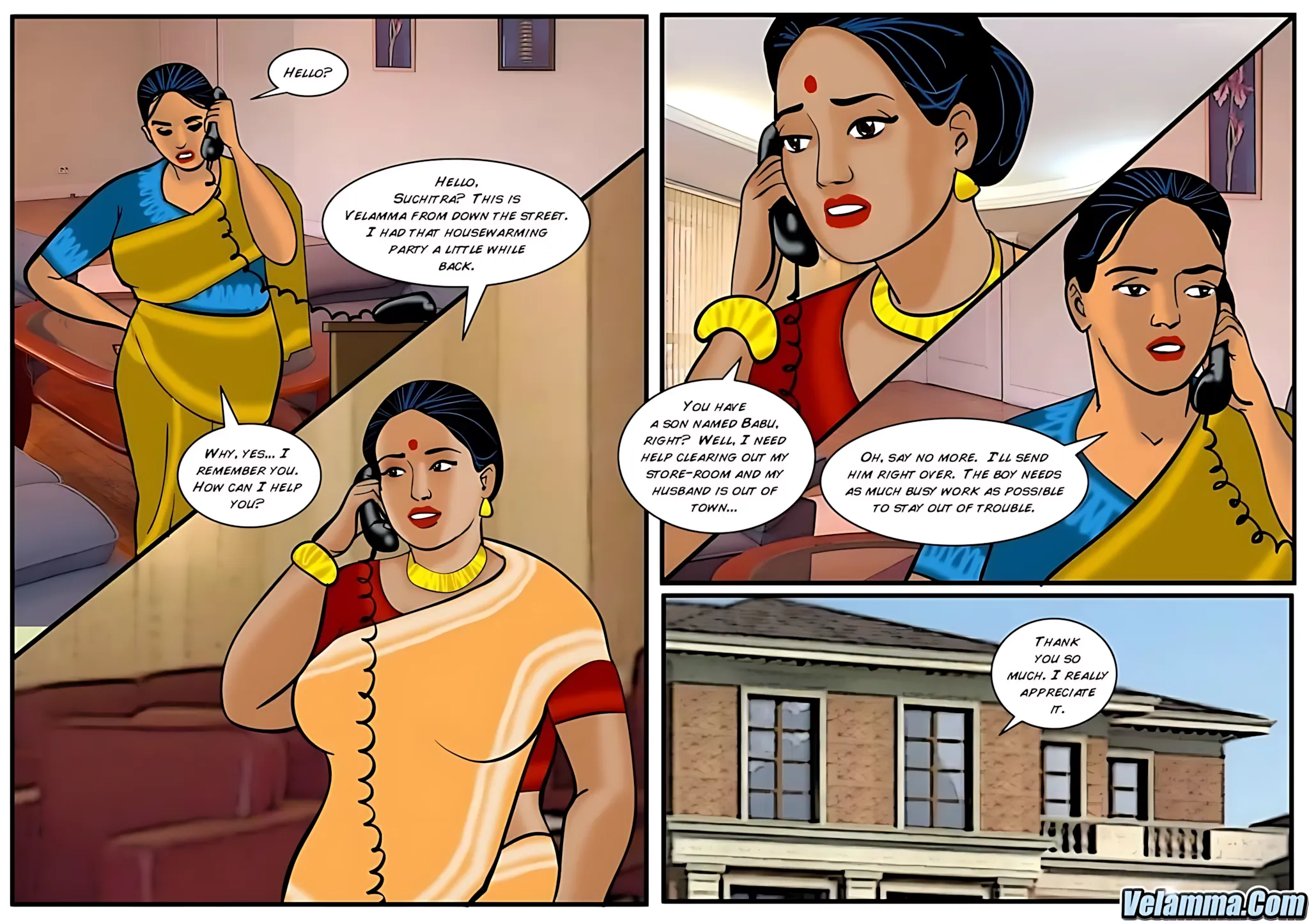 Velamma All Episodes Comics - 25 . Velamma - Episode 25 - Babu The Bully - Page 13
