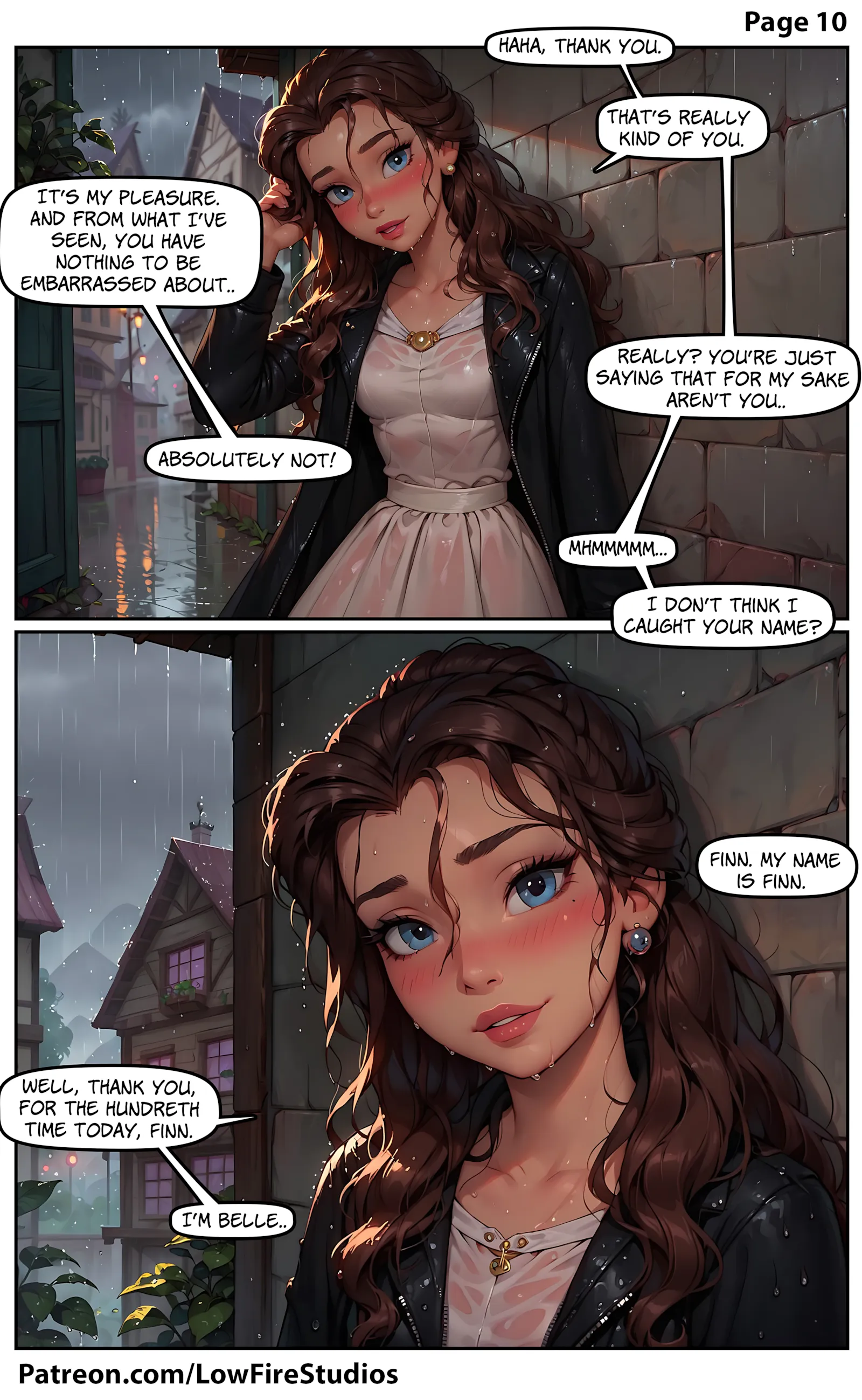 The Tinder MILF [LowFireStudios] - Belle's Sudden Soak - Page 23