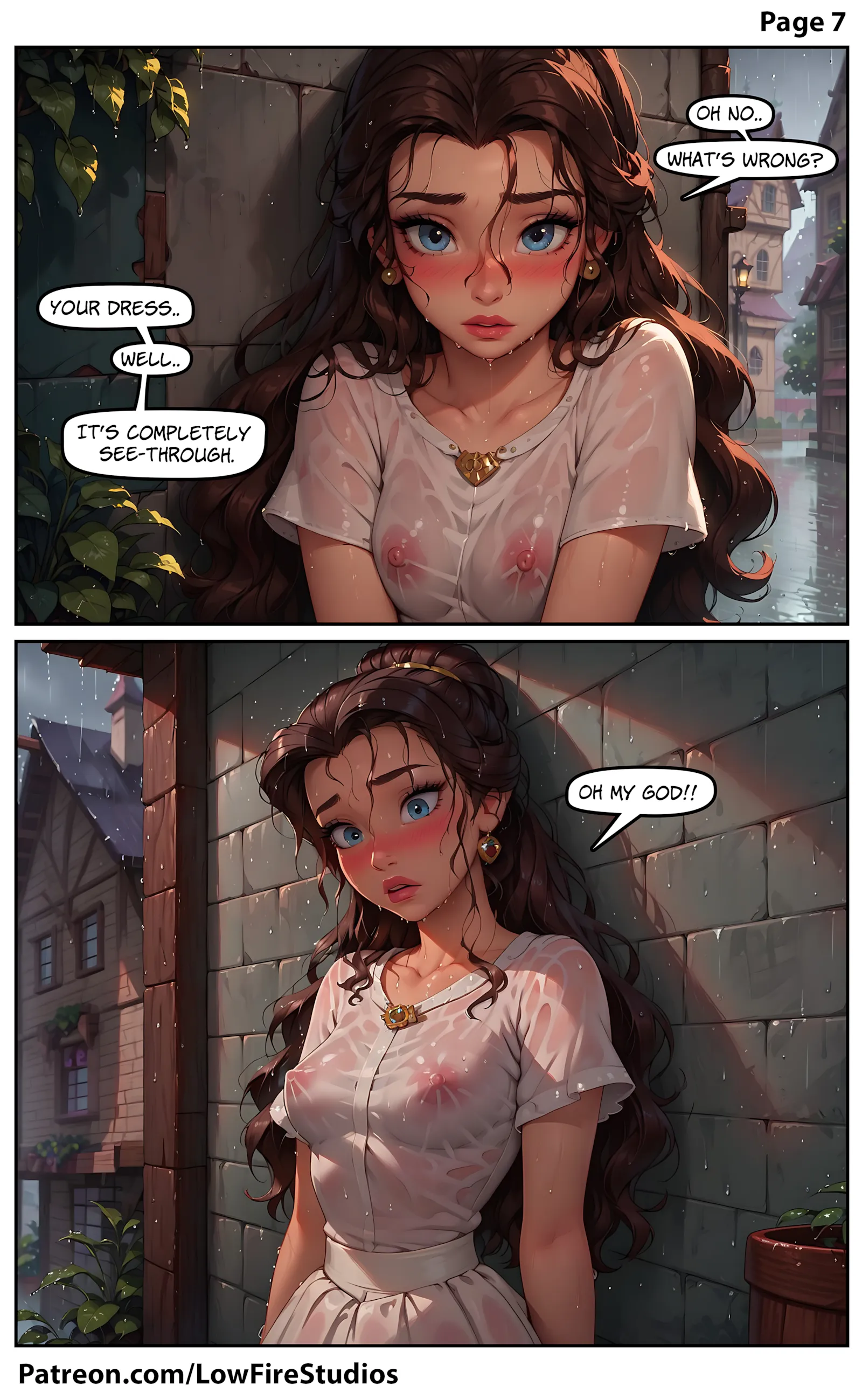 The Tinder MILF [LowFireStudios] - Belle's Sudden Soak - Page 26