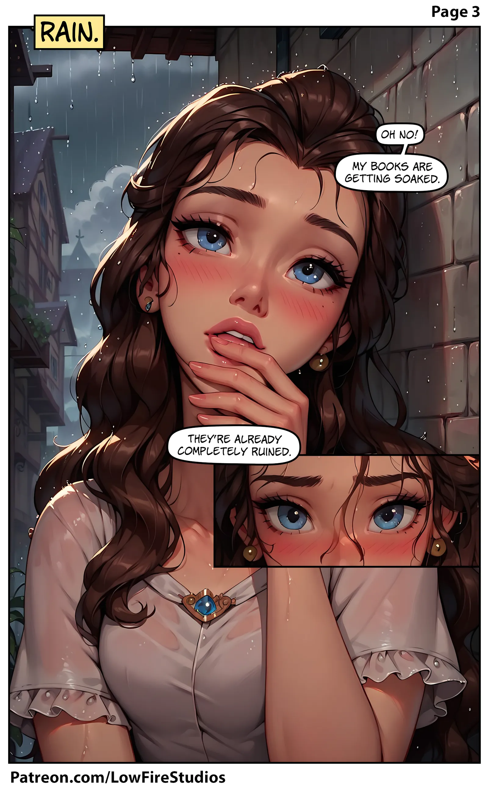 The Tinder MILF [LowFireStudios] - Belle's Sudden Soak - Page 30