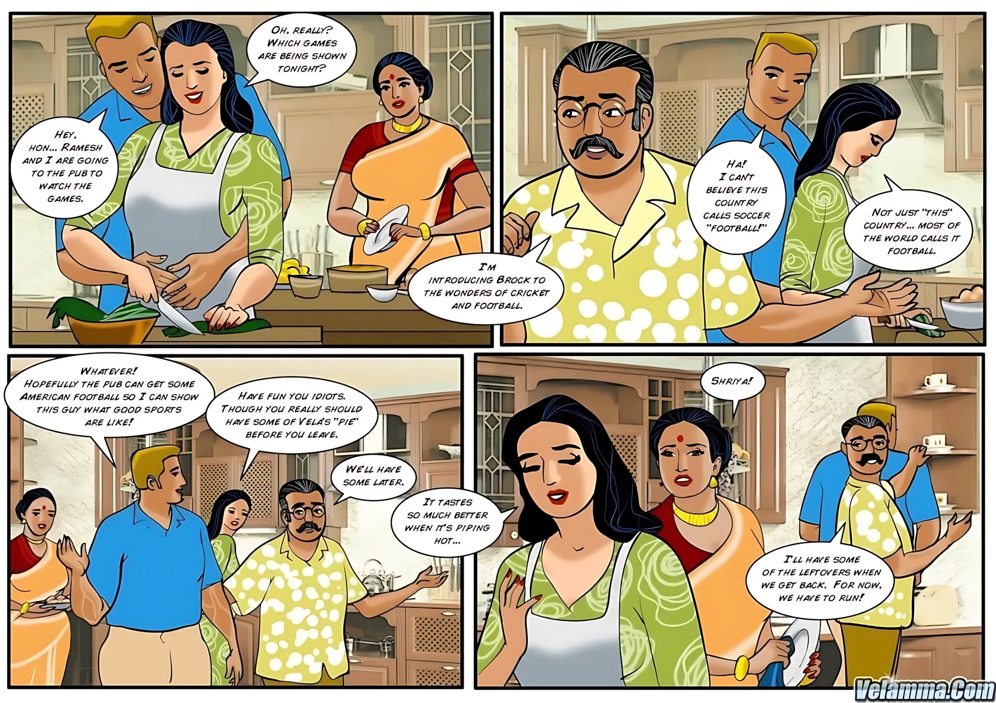 Velamma All Episodes Comics - 24 . Velamma - Episode 24 - Cooking With Ass - Page 2