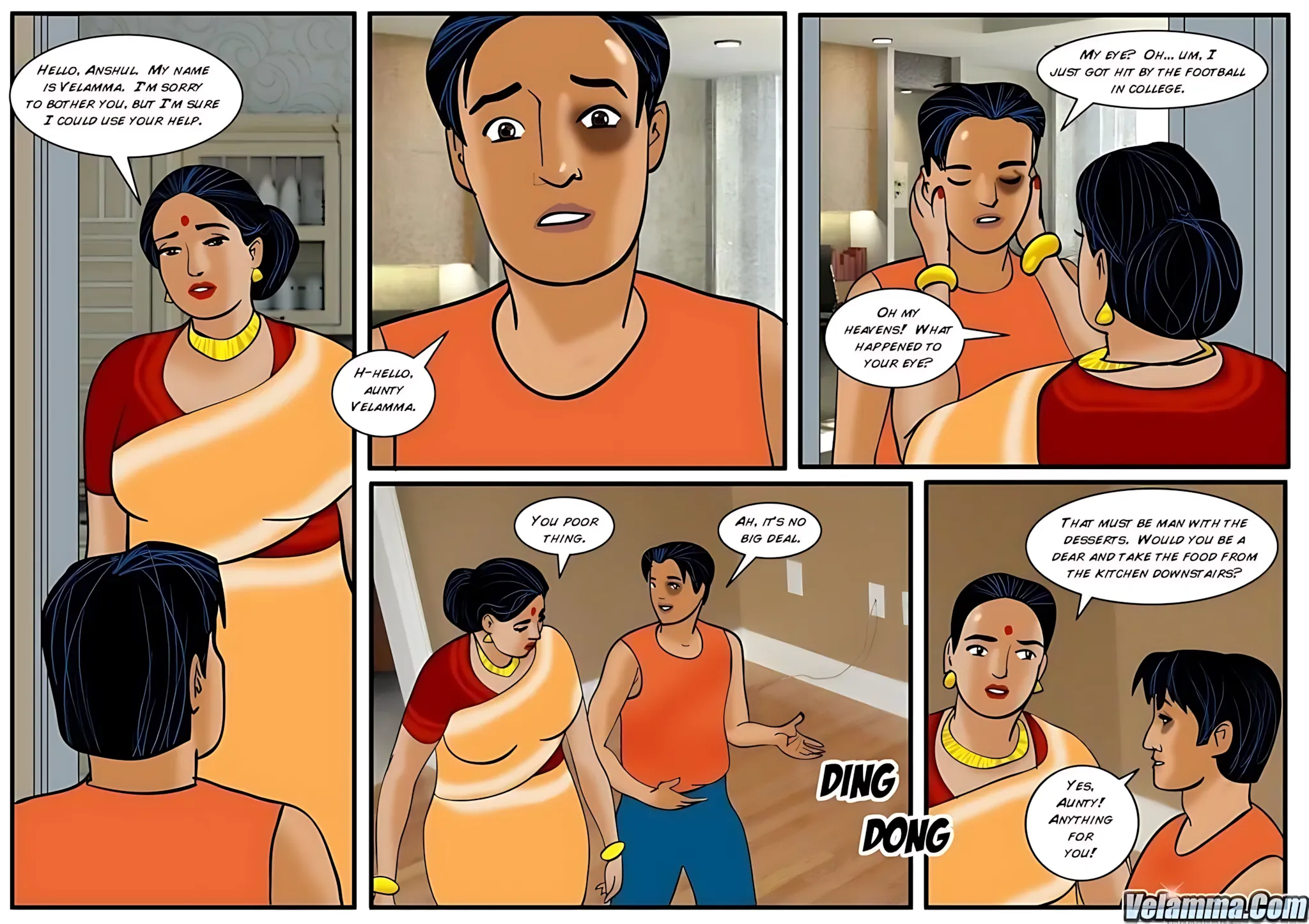 Velamma All Episodes Comics - 24 . Velamma - Episode 24 - Cooking With Ass - Page 14