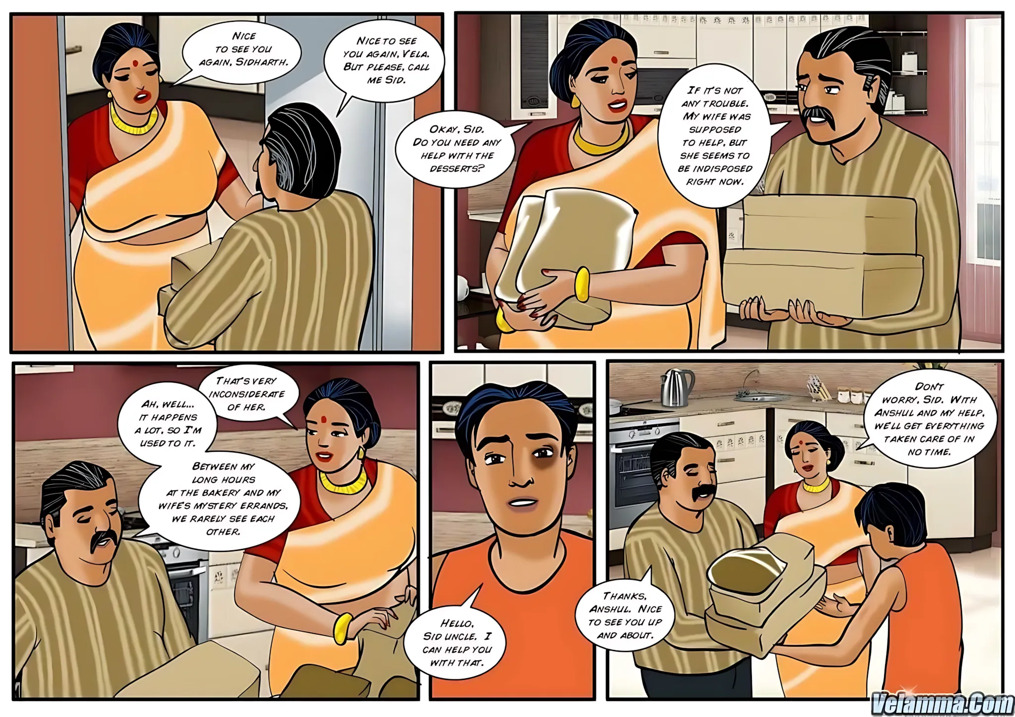 Velamma All Episodes Comics - 24 . Velamma - Episode 24 - Cooking With Ass - Page 15