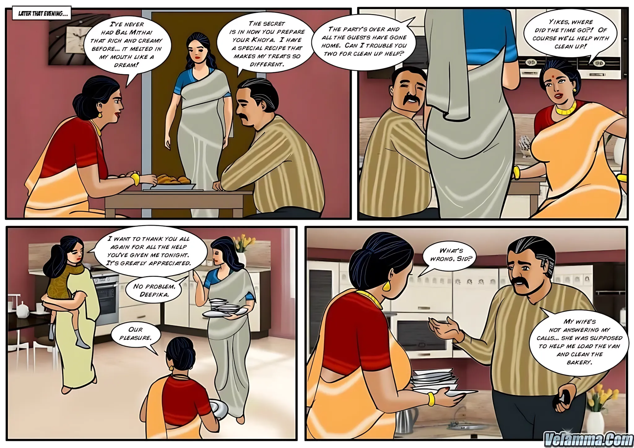 Velamma All Episodes Comics - 24 . Velamma - Episode 24 - Cooking With Ass - Page 16