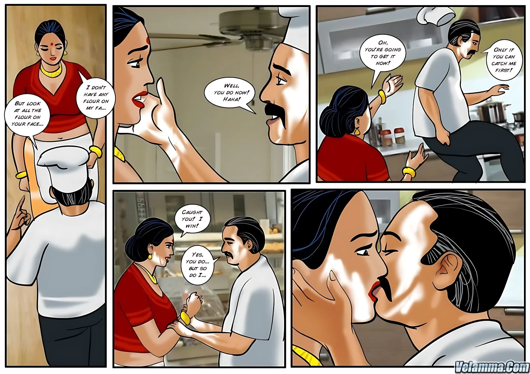 Velamma All Episodes Comics - 24 . Velamma - Episode 24 - Cooking With Ass - Page 21
