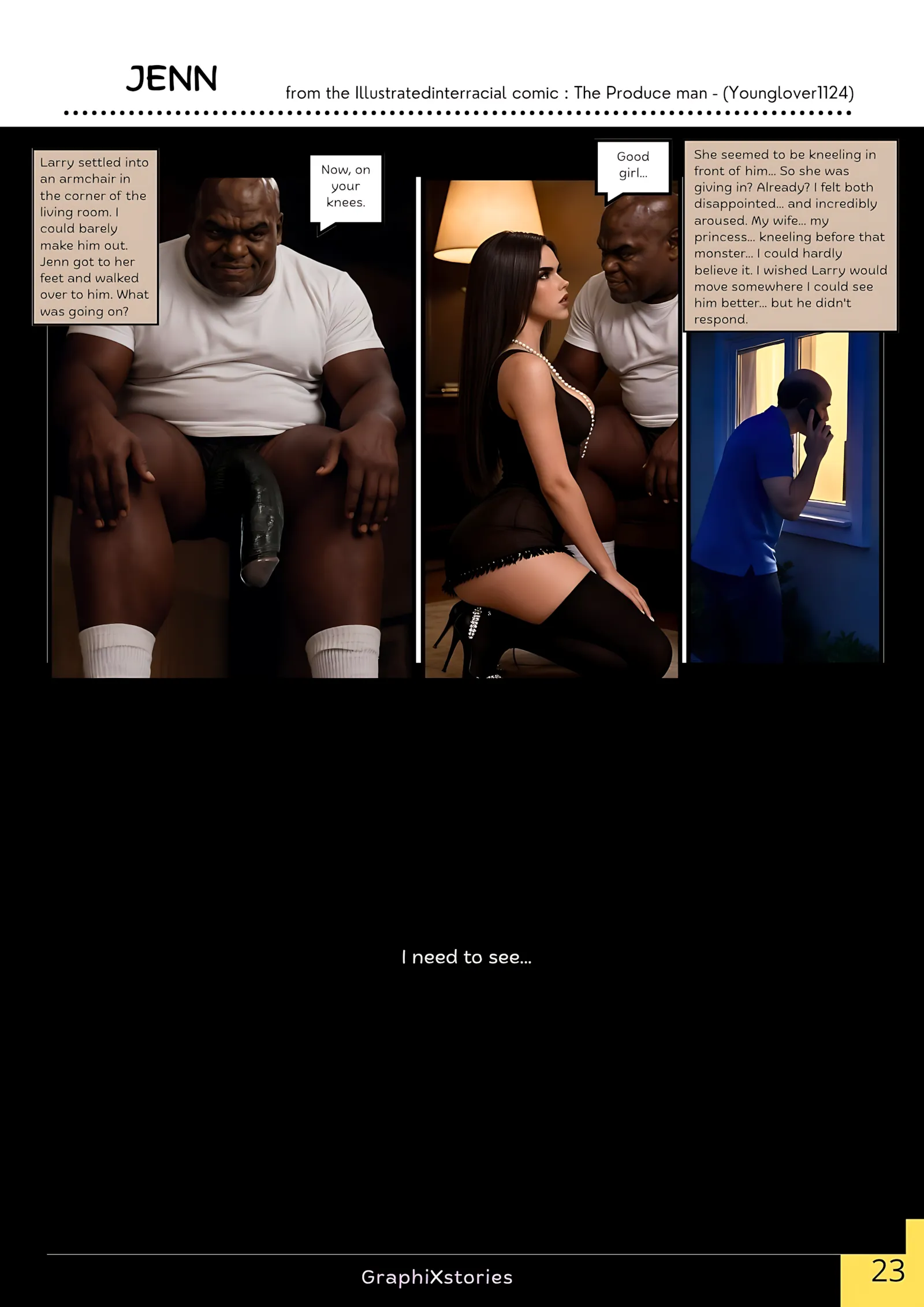 The produce Man – AI Version [GraphiXstories] - 3. The produce Man - Part 3 [  illustratedinterracial AI ] - Page 3