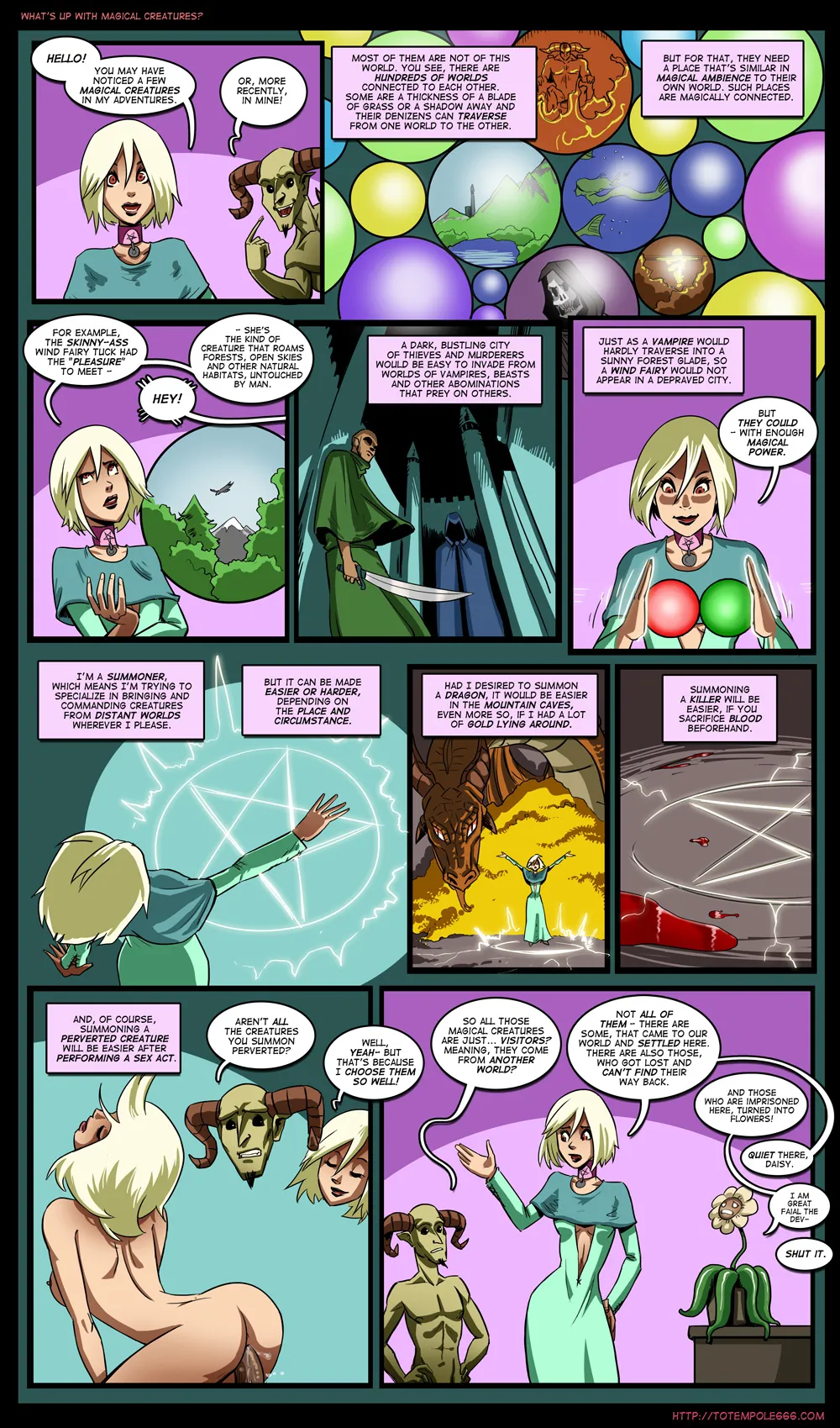 The Cummoner - 0 . The Cummoner - Chapter 0 - Ask Vilga [Totempole] - Page 4