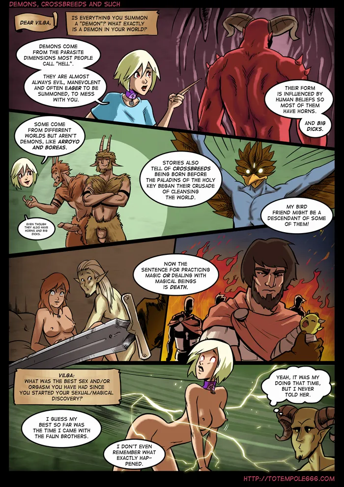 The Cummoner - 0 . The Cummoner - Chapter 0 - Ask Vilga [Totempole] - Page 7