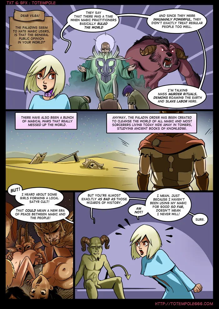 The Cummoner - 0 . The Cummoner - Chapter 0 - Ask Vilga [Totempole] - Page 8