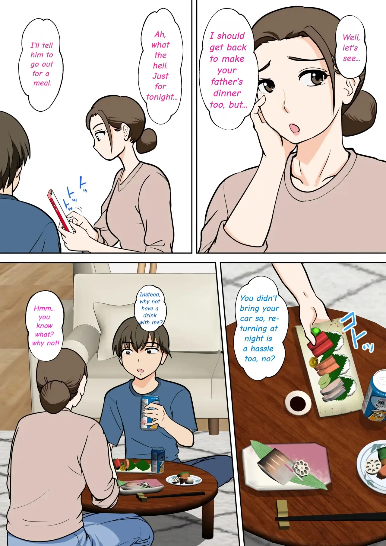 A Mother Comes Alone to Her Son’s Apartment - 1. A Careless Mother Who Casually Comes Alone to Her Son's Apartment - Page 10