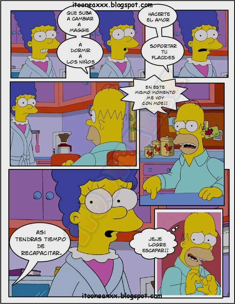 The Simpsons Porn Comics Series - 6 [Spanish] The Gym - Page 2