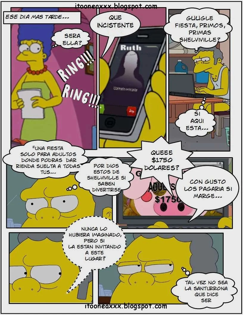 The Simpsons Porn Comics Series - 6 [Spanish] The Gym - Page 8