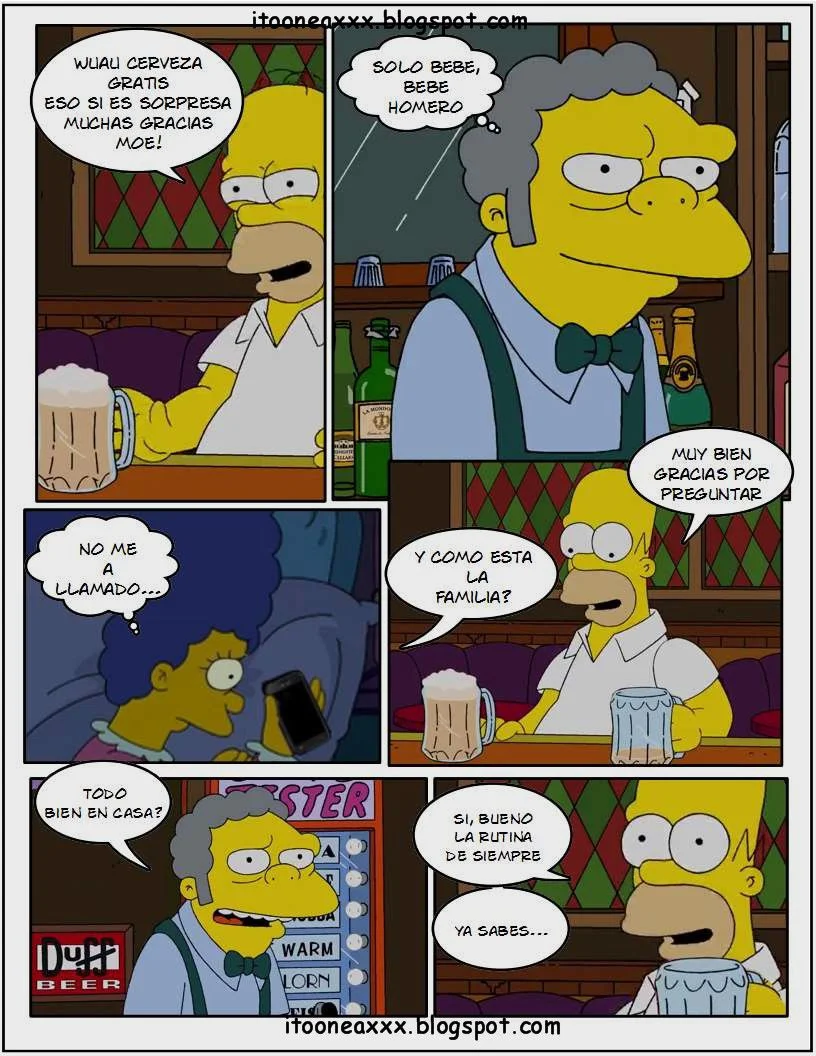 The Simpsons Porn Comics Series - 6 [Spanish] The Gym - Page 11