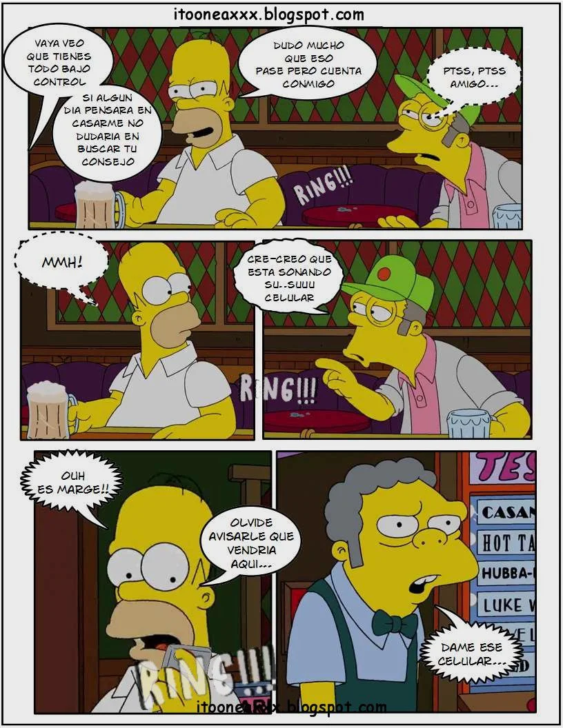 The Simpsons Porn Comics Series - 6 [Spanish] The Gym - Page 12