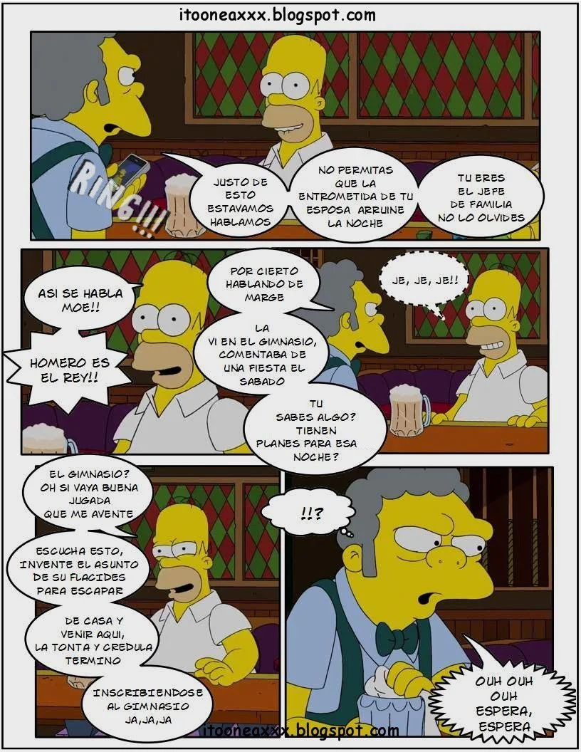 The Simpsons Porn Comics Series - 6 [Spanish] The Gym - Page 13