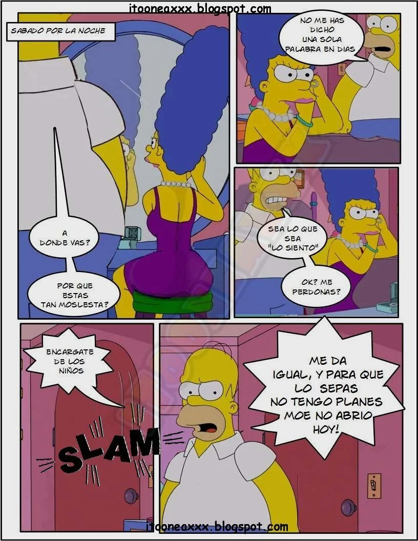 The Simpsons Porn Comics Series - 6 [Spanish] The Gym - Page 15