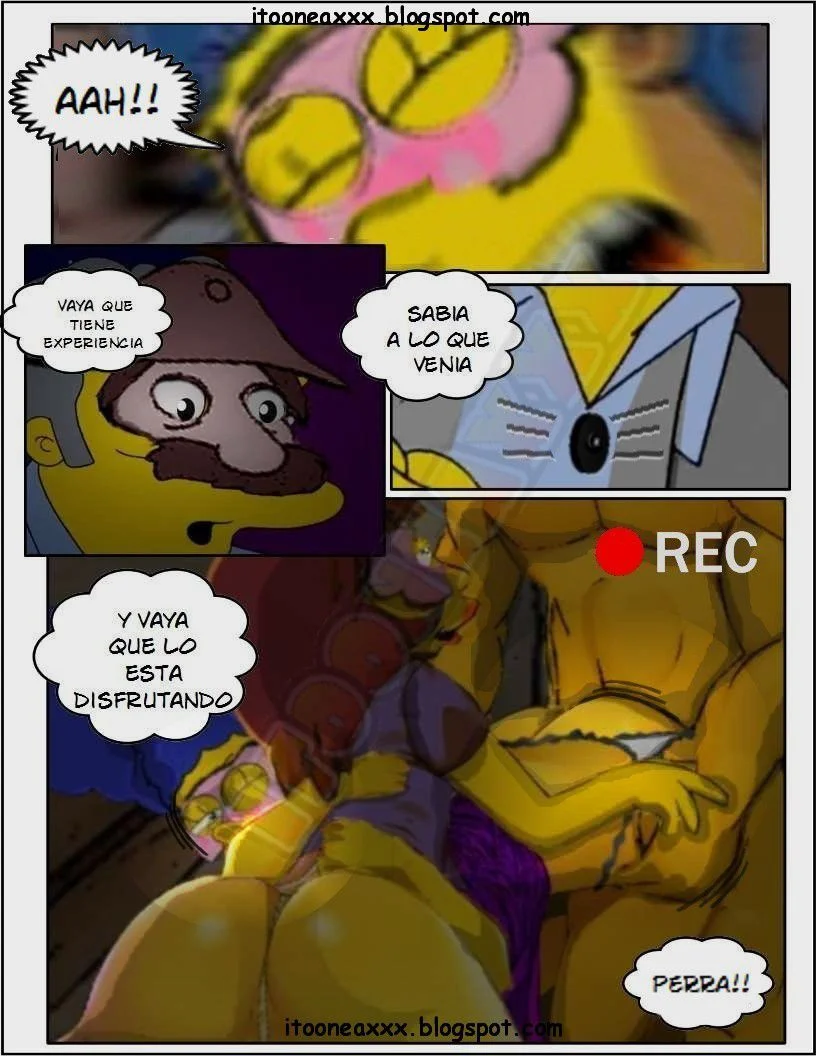 The Simpsons Porn Comics Series - 6 [Spanish] The Gym - Page 28