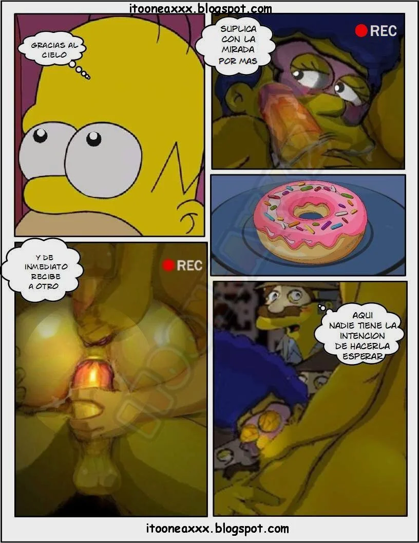 The Simpsons Porn Comics Series - 6 [Spanish] The Gym - Page 34