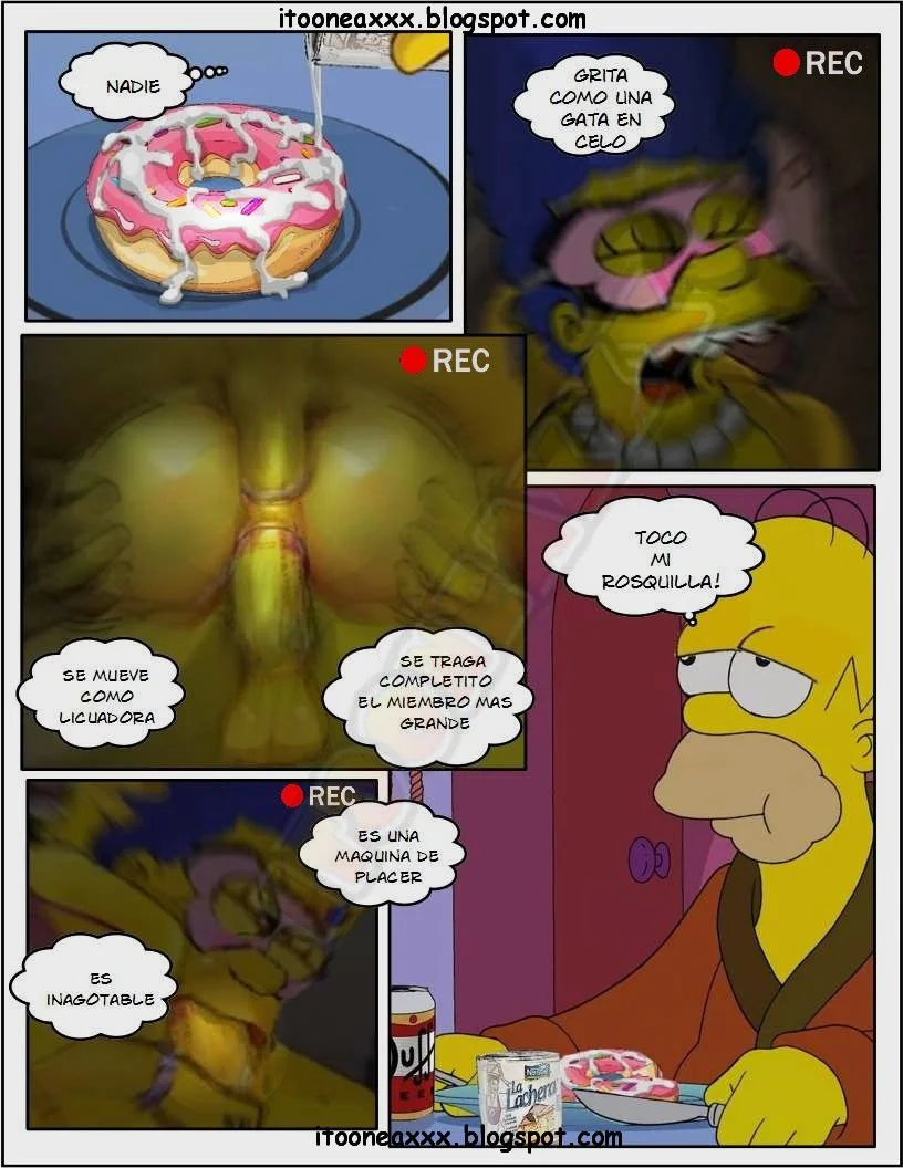 The Simpsons Porn Comics Series - 6 [Spanish] The Gym - Page 35