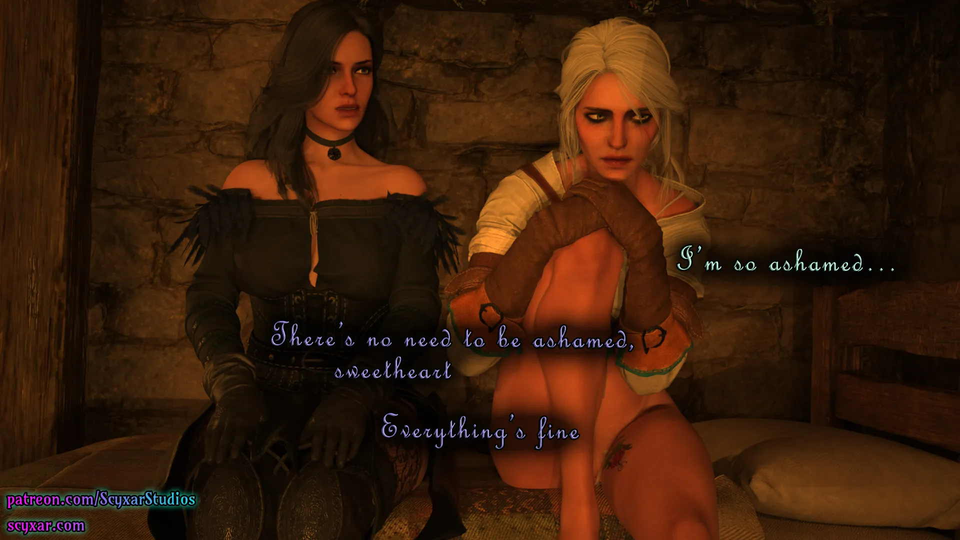 Geralt’s Transformation into Yennefer [Scyxar Studios] - 5 . Geralt’s Transformation into Yennefer - Chapter 5 - Page 33