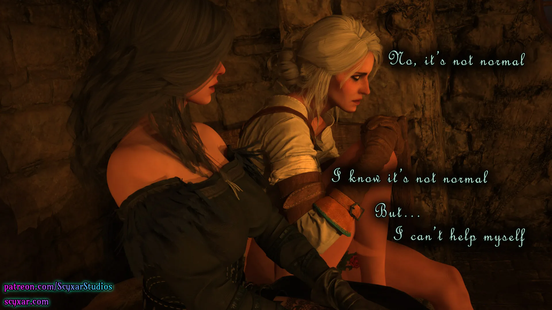 Geralt’s Transformation into Yennefer [Scyxar Studios] - 5 . Geralt’s Transformation into Yennefer - Chapter 5 - Page 34