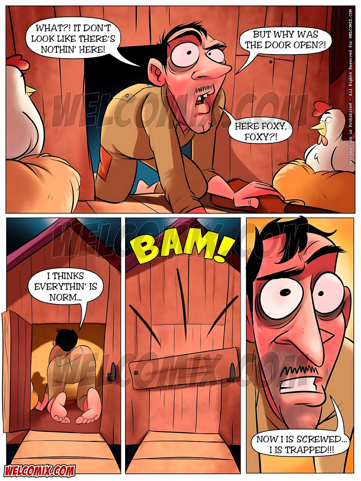 The Hillbilly Farm - 8 . The Hillbilly Farm - There's A Fox In The Henhouse - Chapter 8 [WC TF] - Page 5