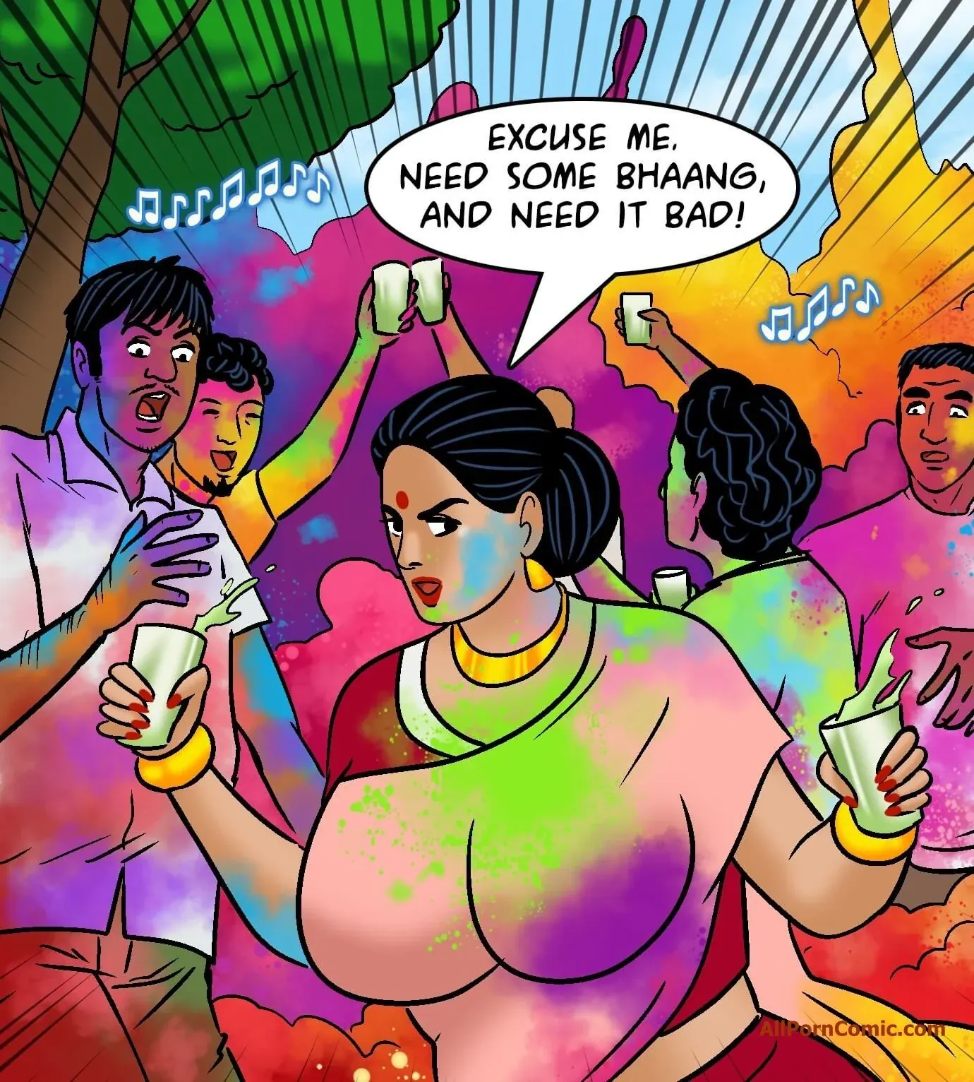 Velamma All Episodes Comics - 102 . Velamma - Episode 102 - Bhaang-ed Up - Page 86