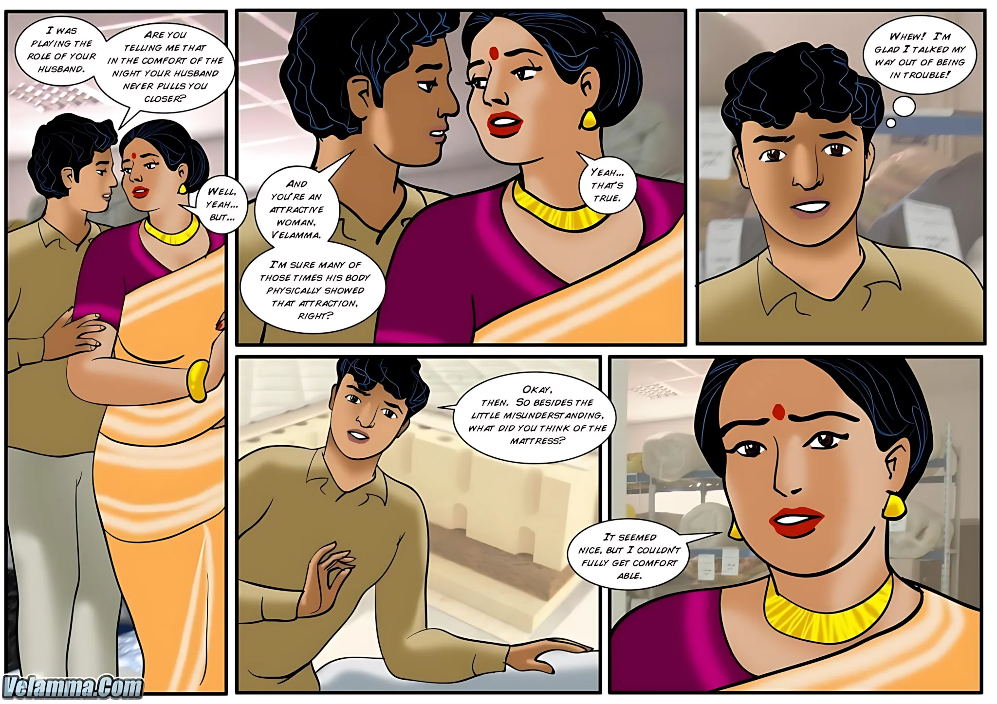 Velamma All Episodes Comics - 38 . Velamma - Episode 38 - Finding A New Mattress - Page 17