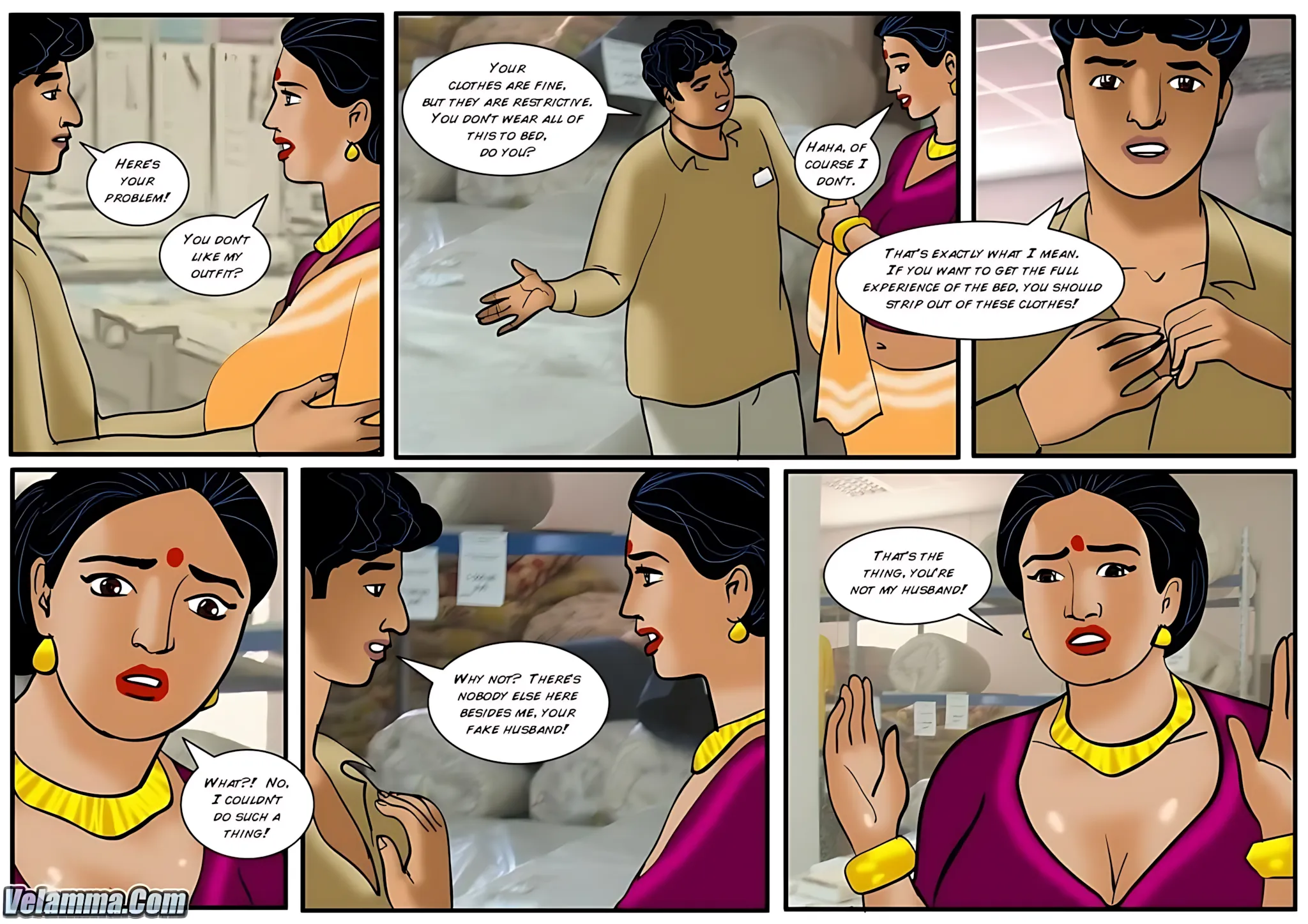 Velamma All Episodes Comics - 38 . Velamma - Episode 38 - Finding A New Mattress - Page 18