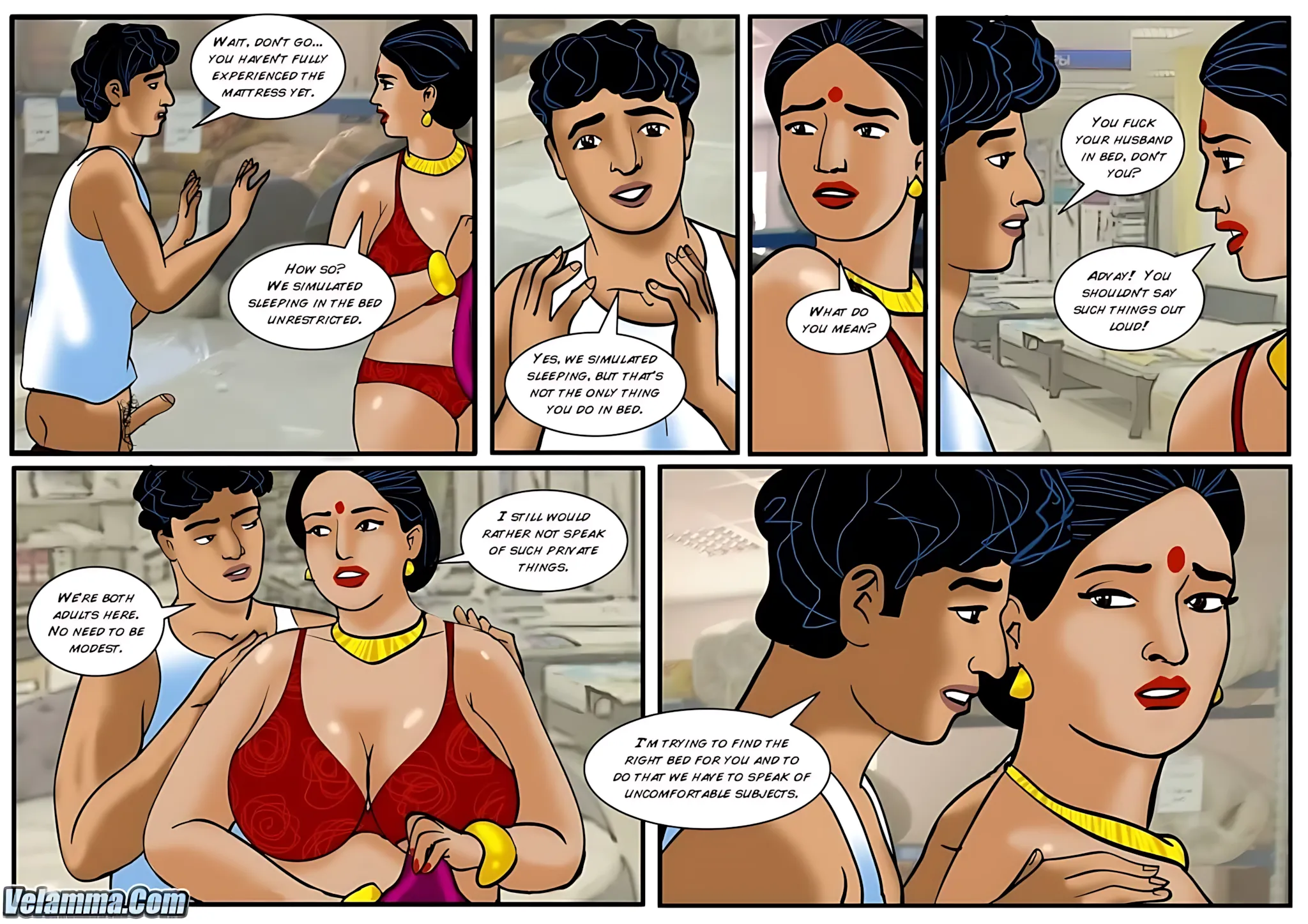 Velamma All Episodes Comics - 38 . Velamma - Episode 38 - Finding A New Mattress - Page 24