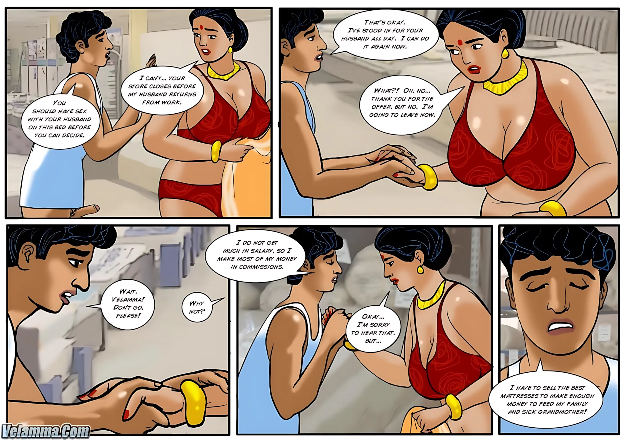 Velamma All Episodes Comics - 38 . Velamma - Episode 38 - Finding A New Mattress - Page 25