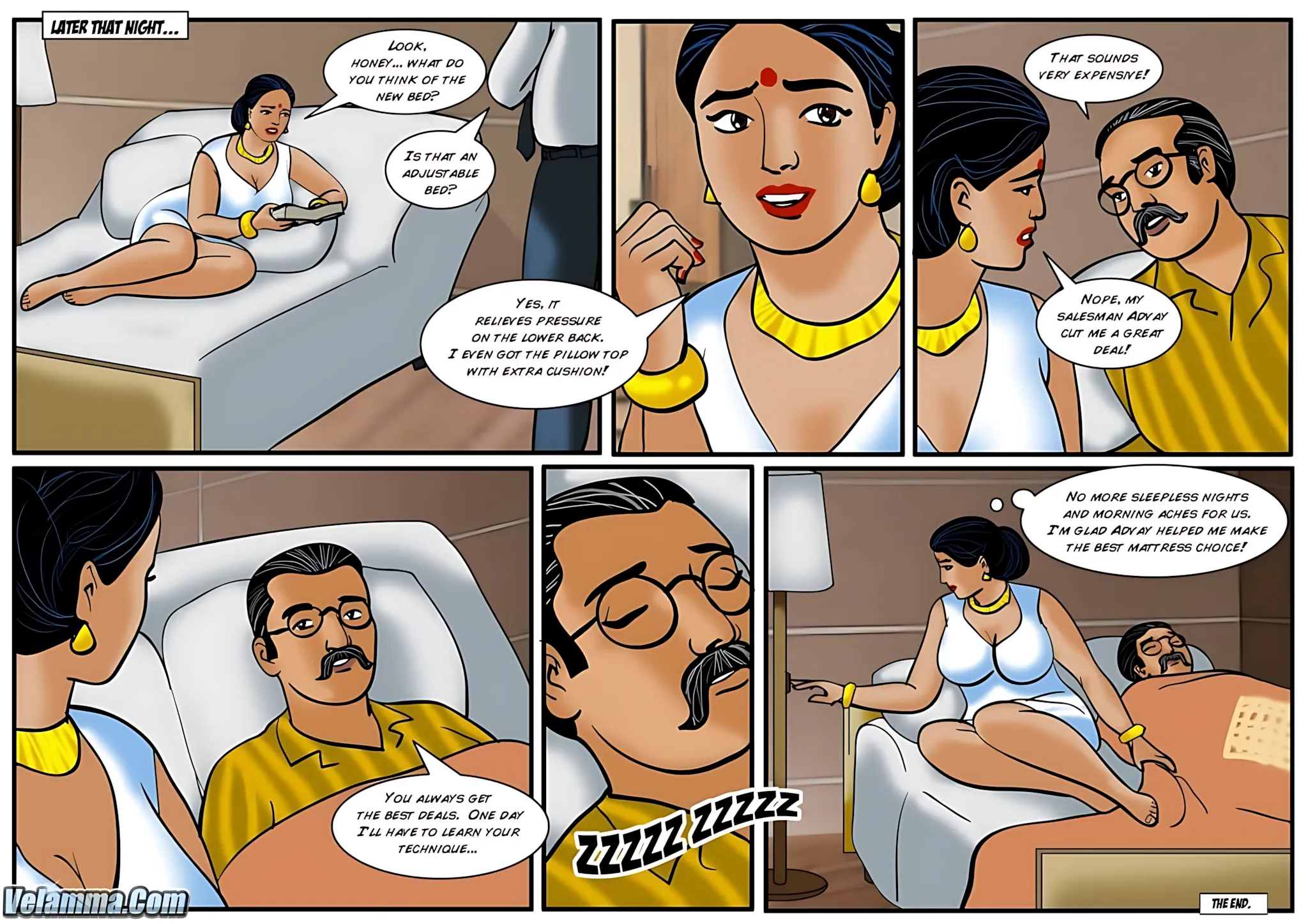 Velamma All Episodes Comics - 38 . Velamma - Episode 38 - Finding A New Mattress - Page 32