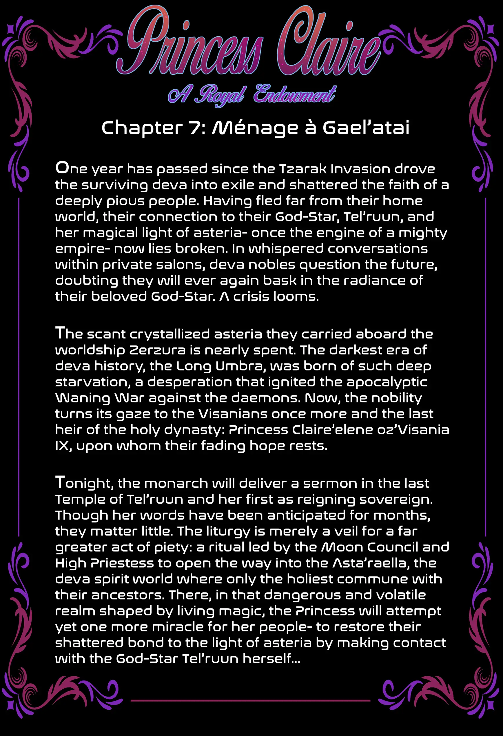 Princess Claire – A Royal Endowment - 6.2 . Princess Claire - Chapter 6 Part 2 [Pop-lee] - Page 75