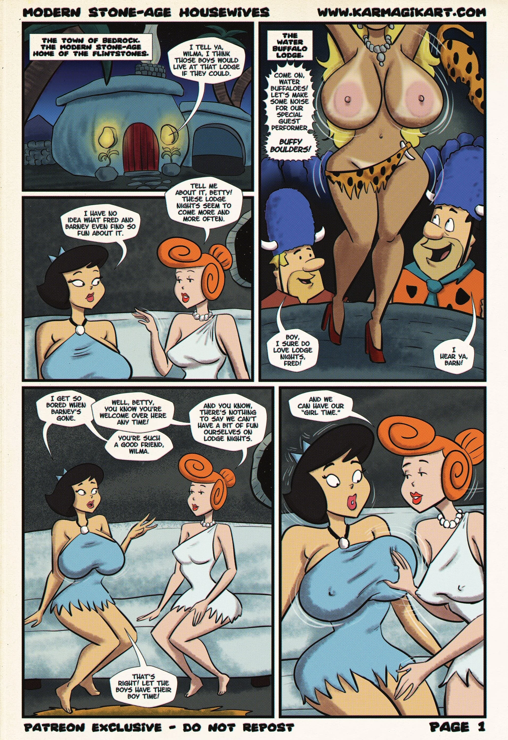 Modern Stone-Age Housewives (The Flintstones) - 1. Modern Stone-Age Housewives Ch. 1 [Karmagik] - Page 6